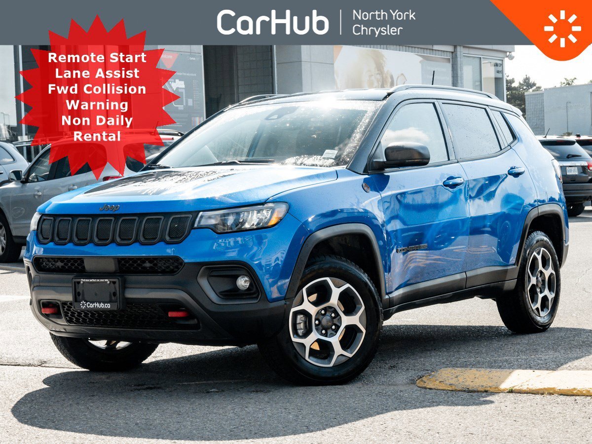 2022 Jeep Compass Trailhawk 10.1'' Display Driver Assists Heated Sea