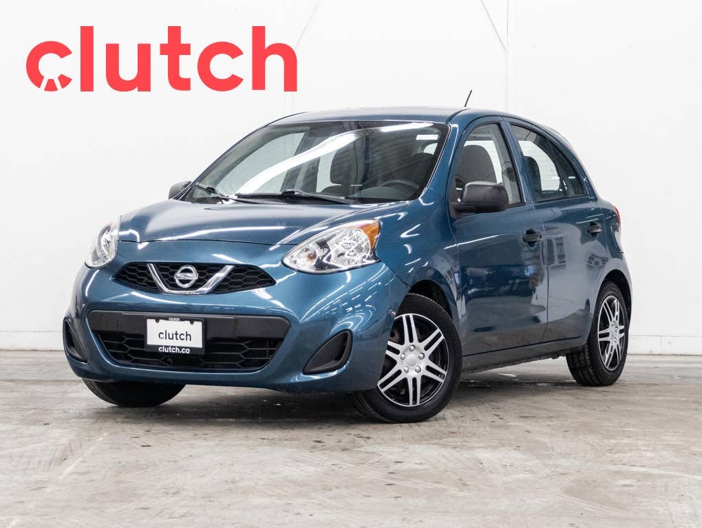 2015 Nissan Micra S w/ Cruise Control, A/C, 4-Speakers