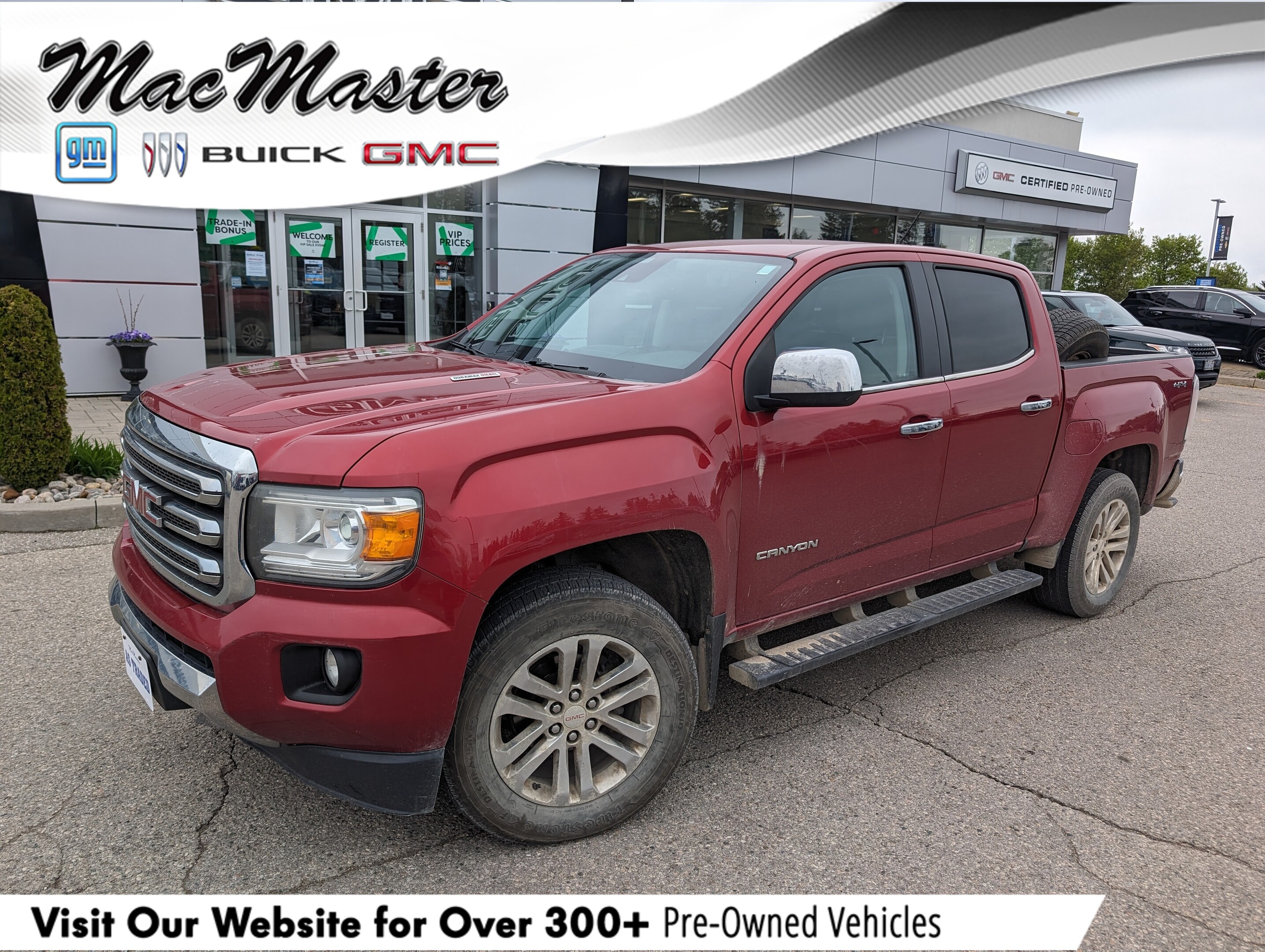 2016 GMC Canyon SLT, CREW, 4X4, DURAMAX, NAV, HTD LEATHER, AS-IS!