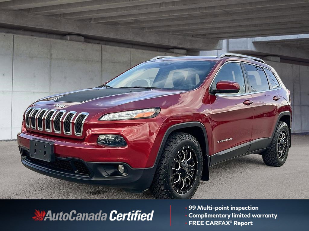 2015 Jeep Cherokee North | A/T Tires | 2.4L | 8.4-Inch Display | Blue