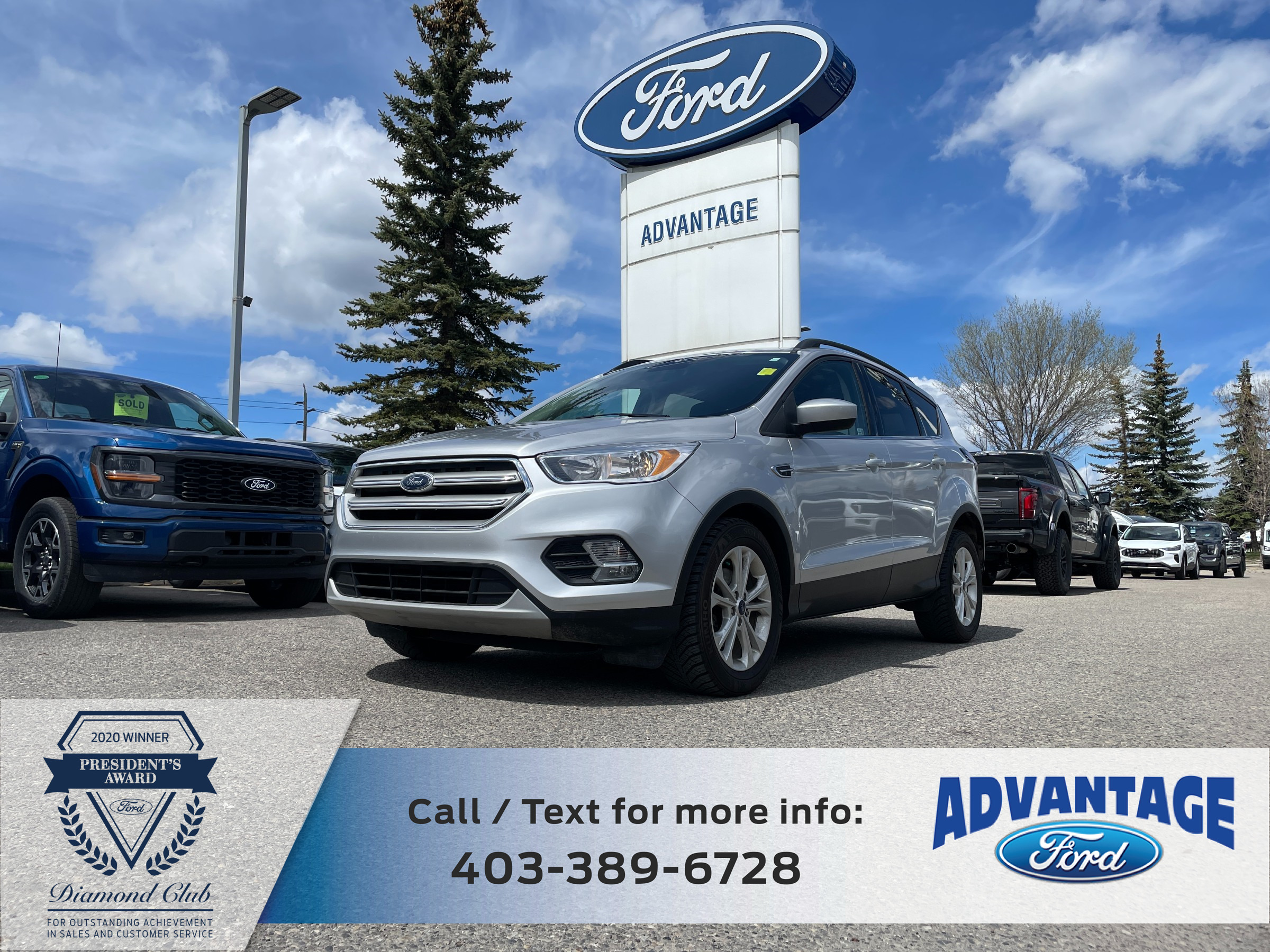 2018 Ford Escape SE BSW Tires, Reverse Camera System, Keyless Entry