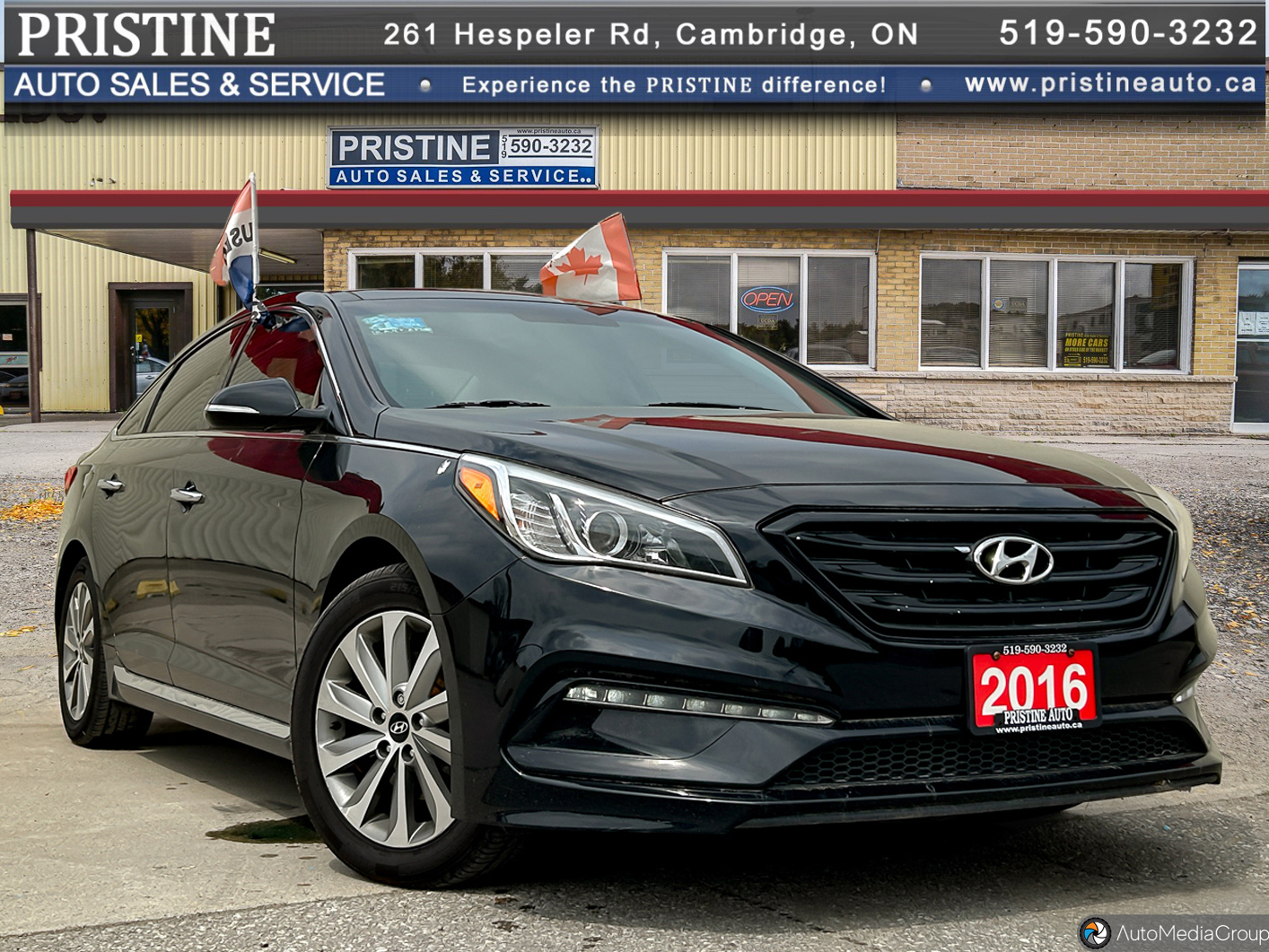 2016 Hyundai Sonata Sport Tech Navi. Bluetooth Rev.Cam. Push Start No 