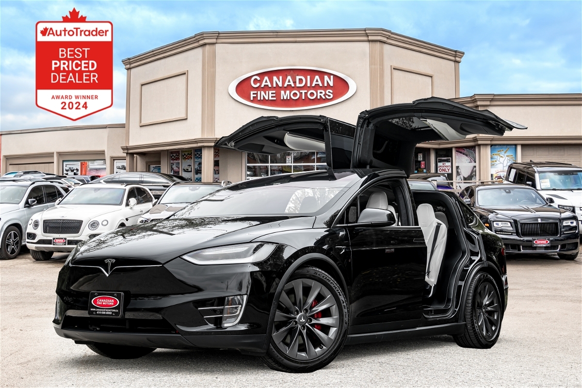 2017 Tesla Model X 100D AWD | 7 PASS | NAVI | WHITE INT | LDW | SUNRO