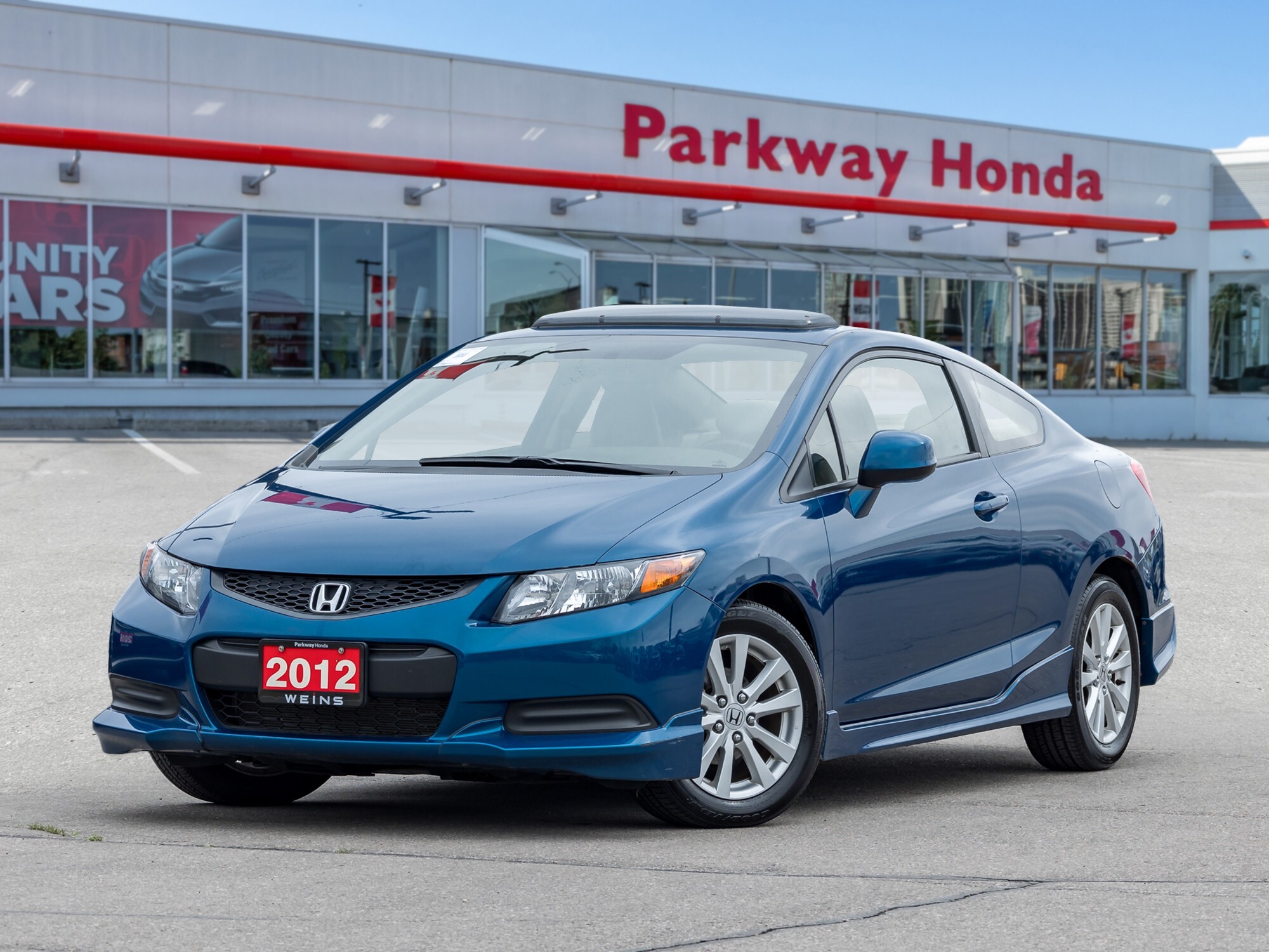 2012 Honda Civic EX-L LEATHER | SUNROOF | 1-OWNER | LOW KMS