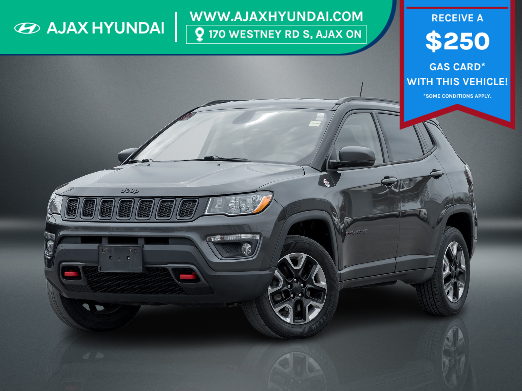 2017 Jeep Compass Trailhawk ALL WHEEL DRIVE | SAFETY CERTIFIED