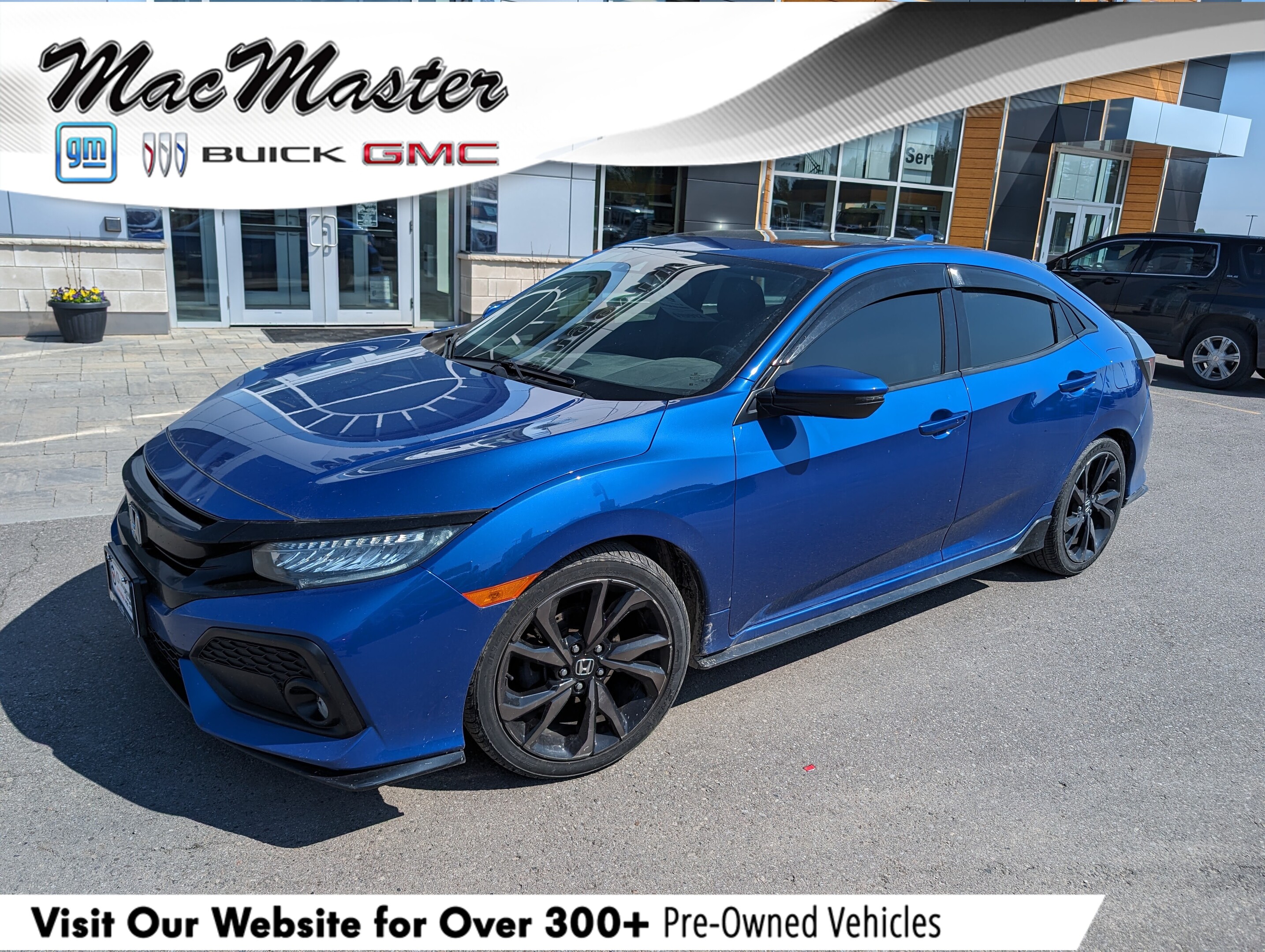 2018 Honda Civic Hatchback SPORT TOURING, MANUAL, HTD LEATHER, ROOF, CLEAN!