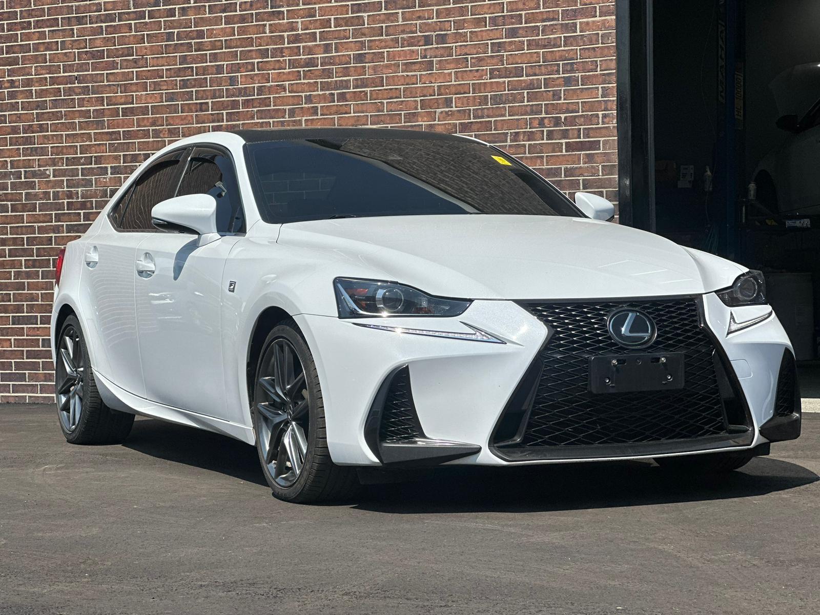 2020 Lexus IS F SPORT, AWD, CAMERA, RED LEATHER INT, SUNROOF
