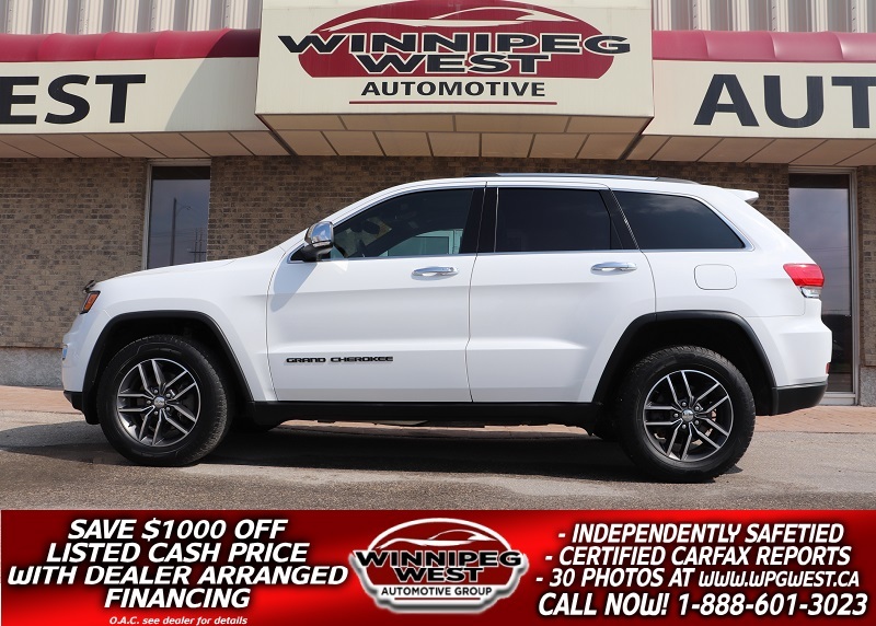 2017 Jeep Grand Cherokee LIMITED EDITION 4X4, FULLY LOADED, CLEAN & SHARP!!