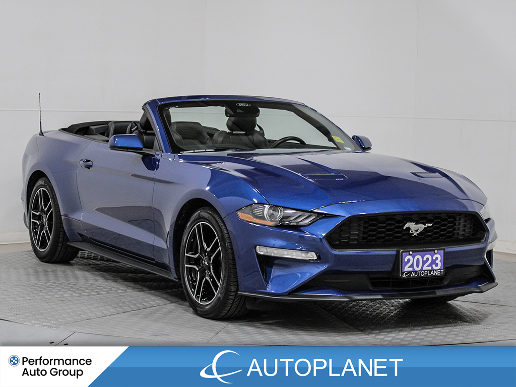 2023 Ford Mustang EcoBoost Premium, Convertible, Back Up Cam!