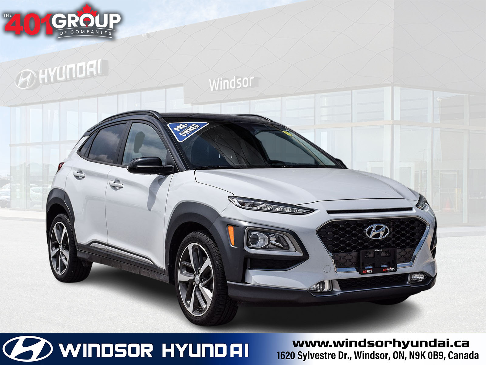 2021 Hyundai Kona Trend AWD w-Two-Tone Roof | CarPlay | Heated Seats
