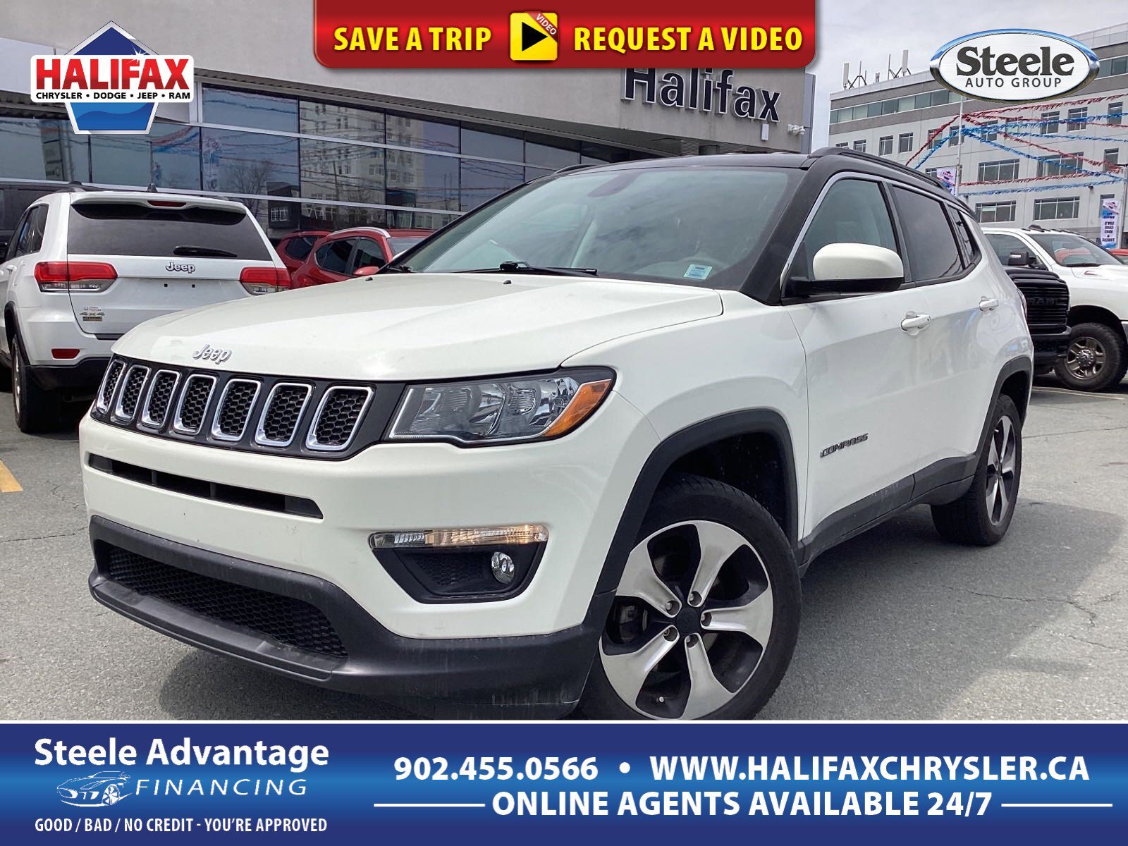 2018 Jeep Compass North - LOW KM, HEATED SEATS AND WHEEL, BACK UP CA