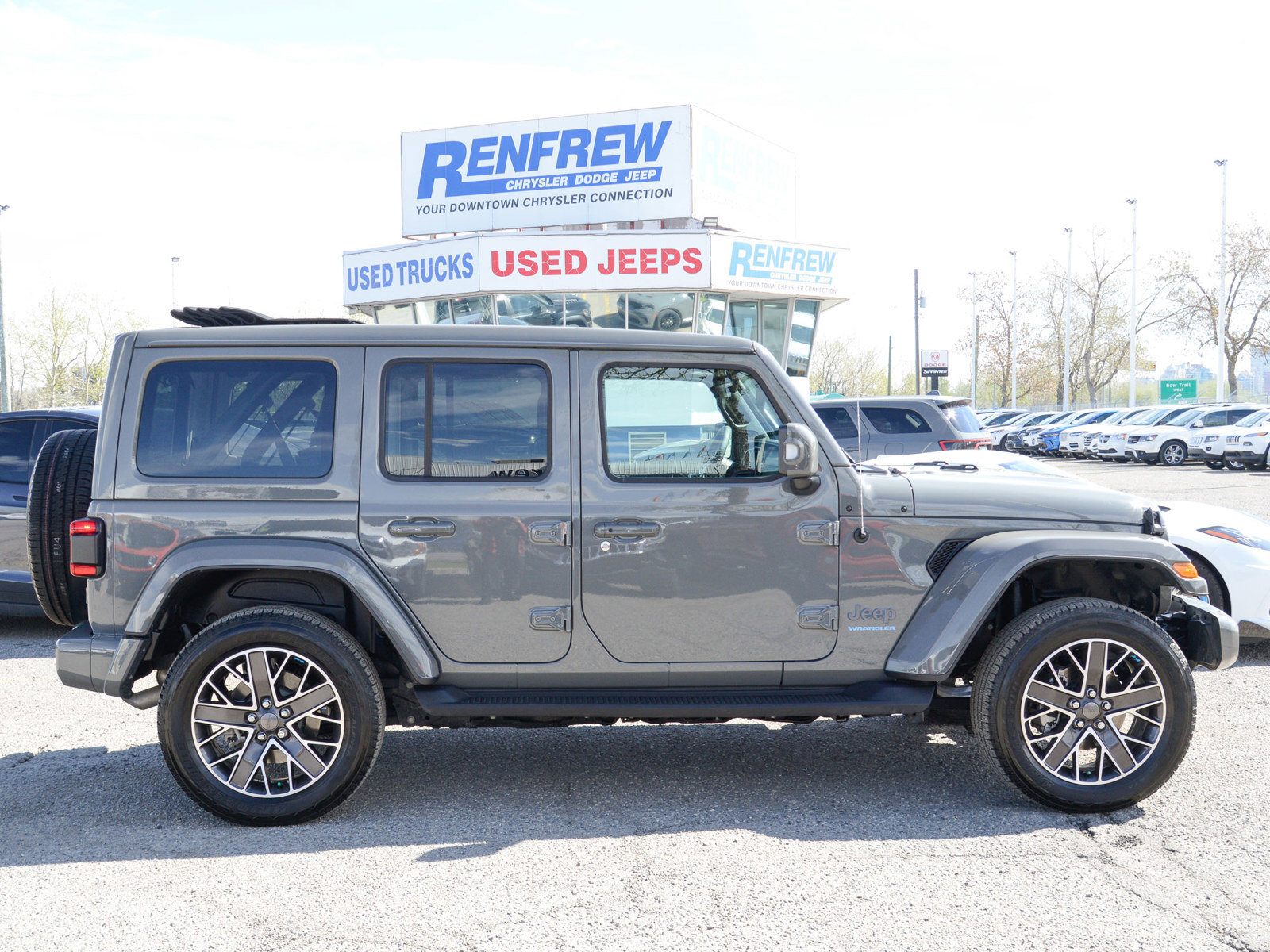 2023 Jeep Wrangler 4xe High Altitude 4x4, HYBRID, 1 Touch Power Top, Quil