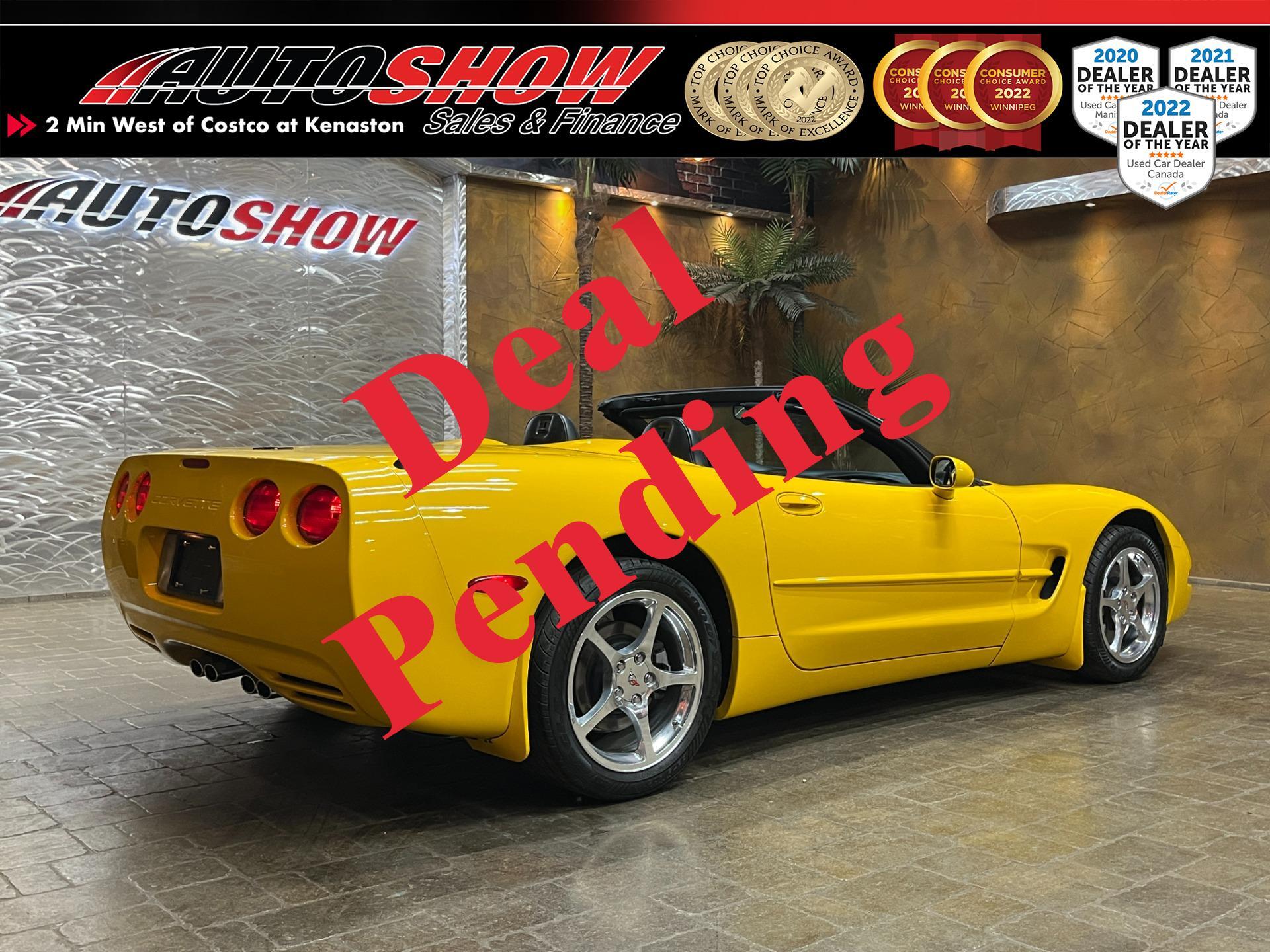 2001 Chevrolet Corvette Convertible - Pristine, Local, Showroom Condition!