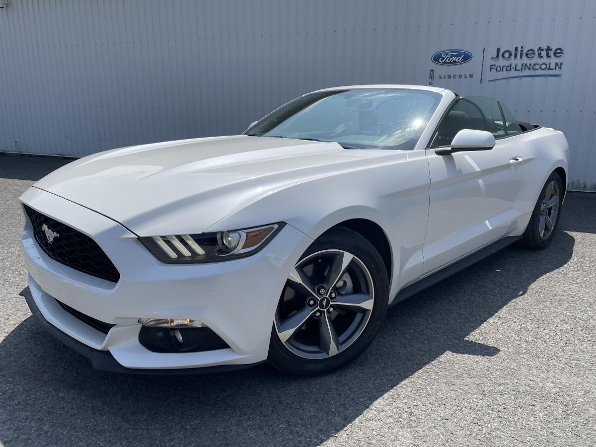 2017 Ford Mustang CONVERTIBLE V6 AUTOMATIQUE MAGS 18PO TOIT TUSSU