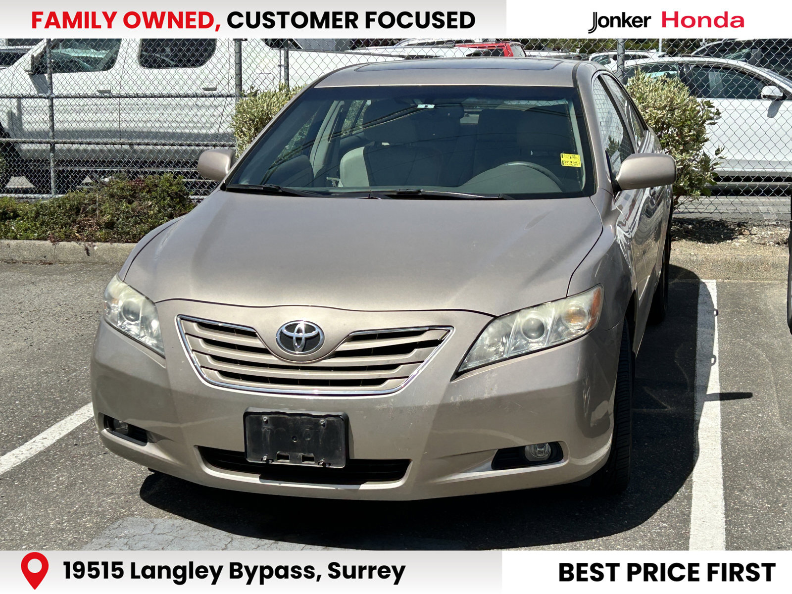 2007 Toyota Camry Low Km's, Local Car. 