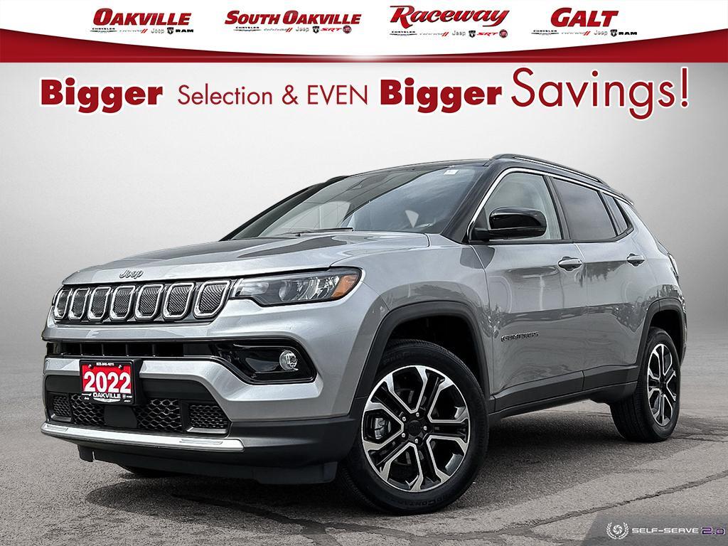 2022 Jeep Compass LIMITED | 4X4 | HEATED SEATS | REMOTE START |