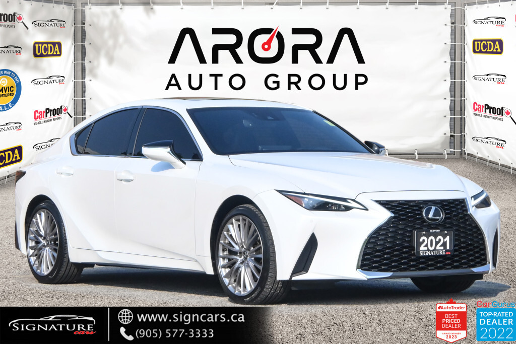 2021 Lexus IS 300 / AWD / NO ACCIDENT / SUNROOF / LEATHER / NAVI