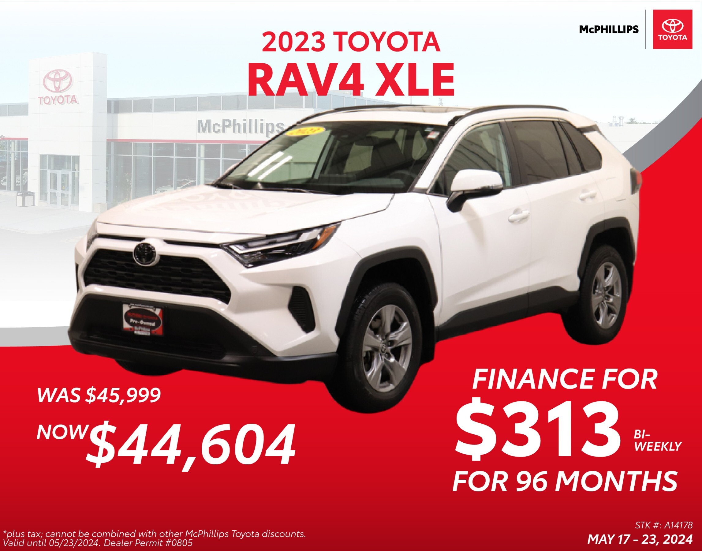 2023 Toyota RAV4 AWD | HTD SEATS | SUNROOF | NO ACCIDENTS | LOW KM