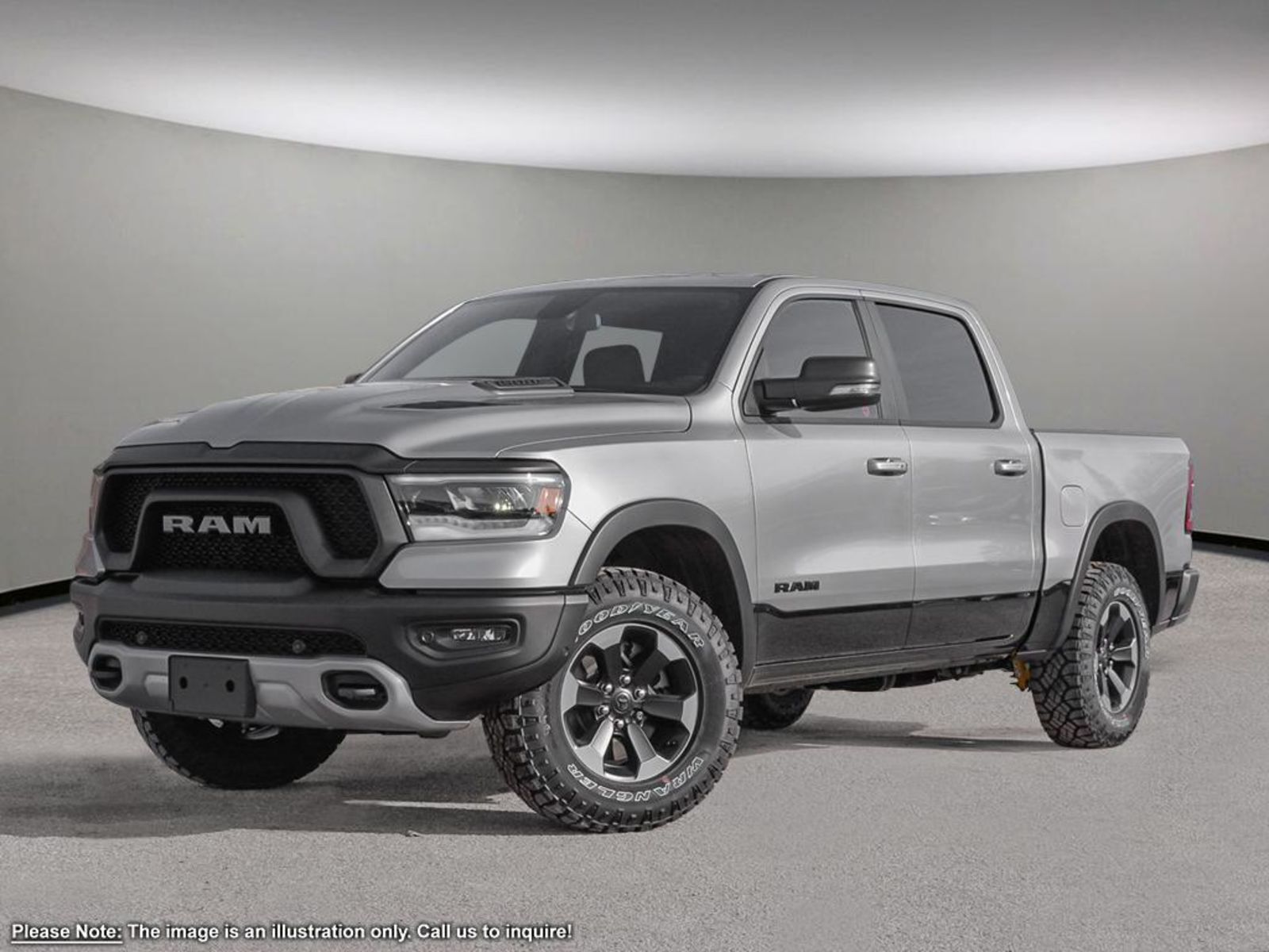 2024 Ram 1500 REBEL GT IN BILLET SILVER EQUIPPED WITH A 5.7L HEM