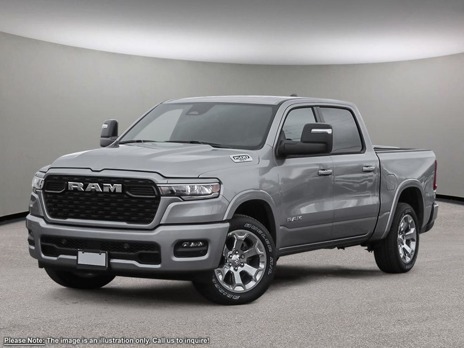 2025 Ram 1500 BIG HORN SPORT IN BILLET SILVER EQUIPPED WITH A 3.