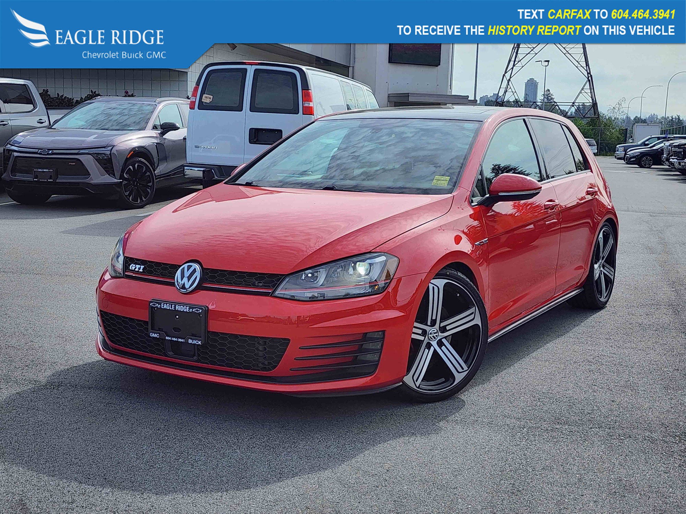 2015 Volkswagen Golf GTI Heated front seats, Power driver seat, Power moonr