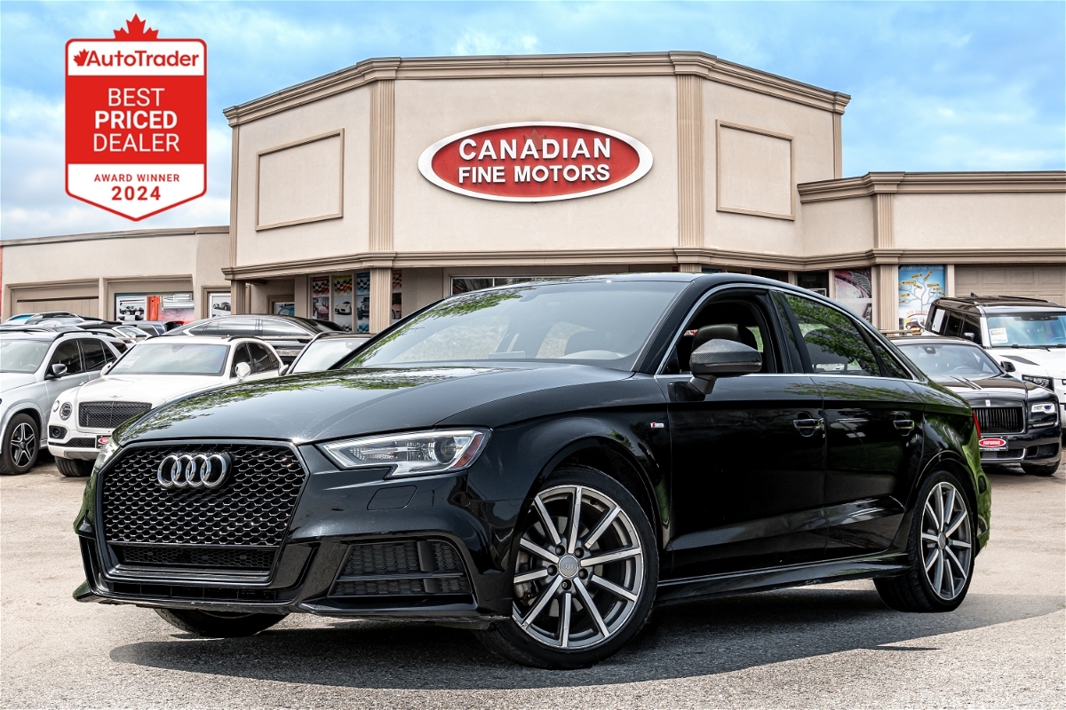 2018 Audi A3 S-LINE | CAM | HEATED SEATS | NO ACCIDENT