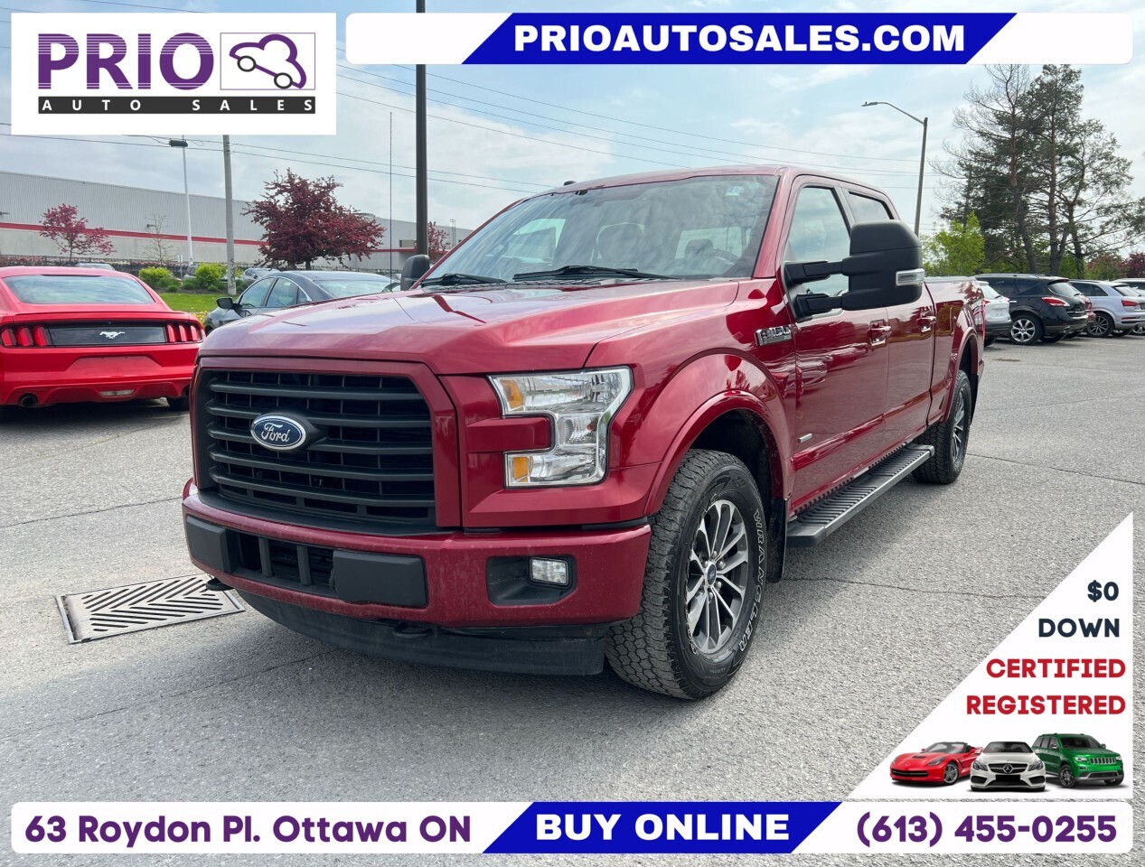 2017 Ford F-150 4WD SuperCrew Styleside 5-1/2 Ft Box XLT