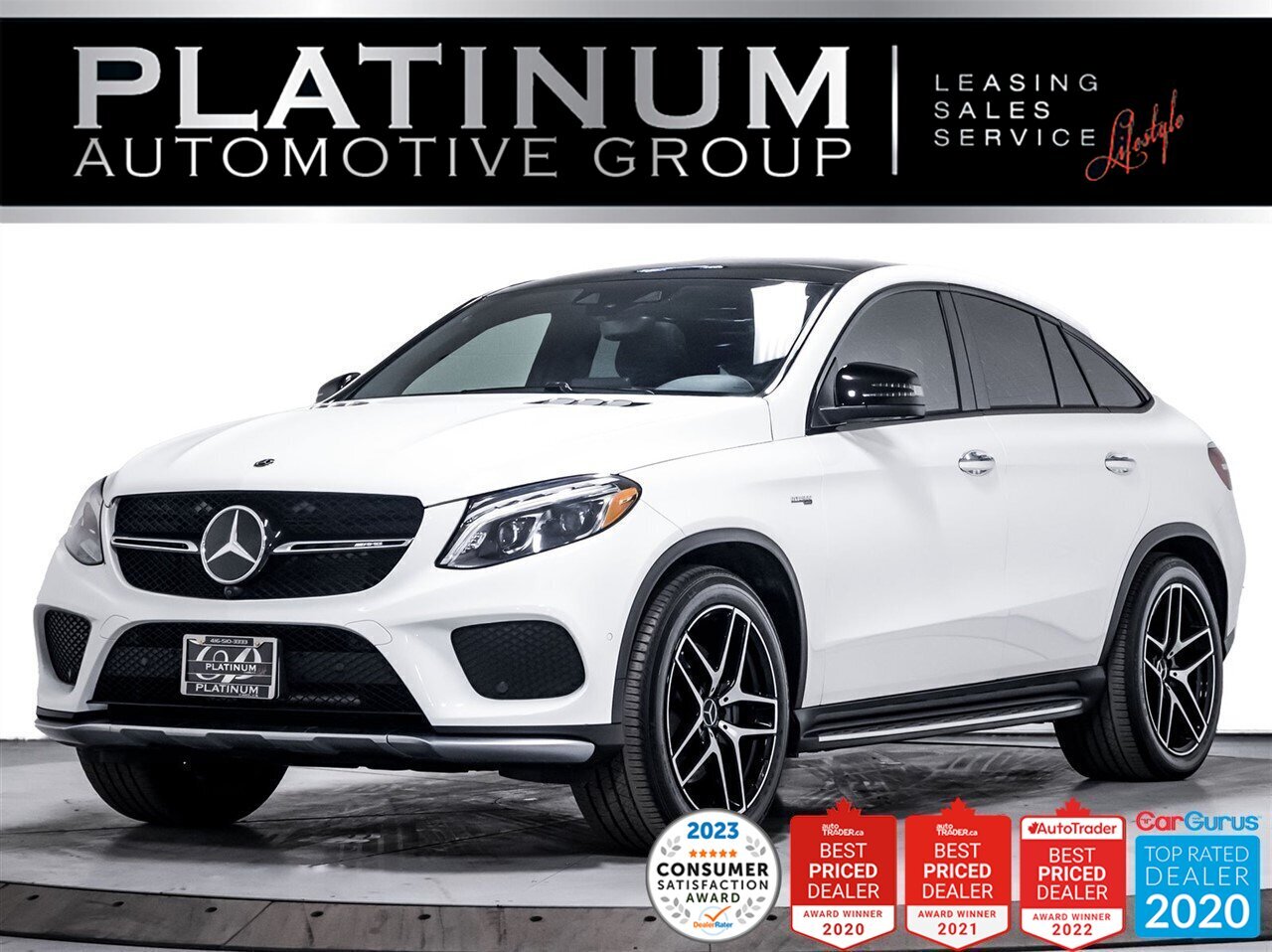 2018 Mercedes-Benz GLE-Class AMG GLE43 4M,COUPE,NIGHT PKG,PANO,360 CAM