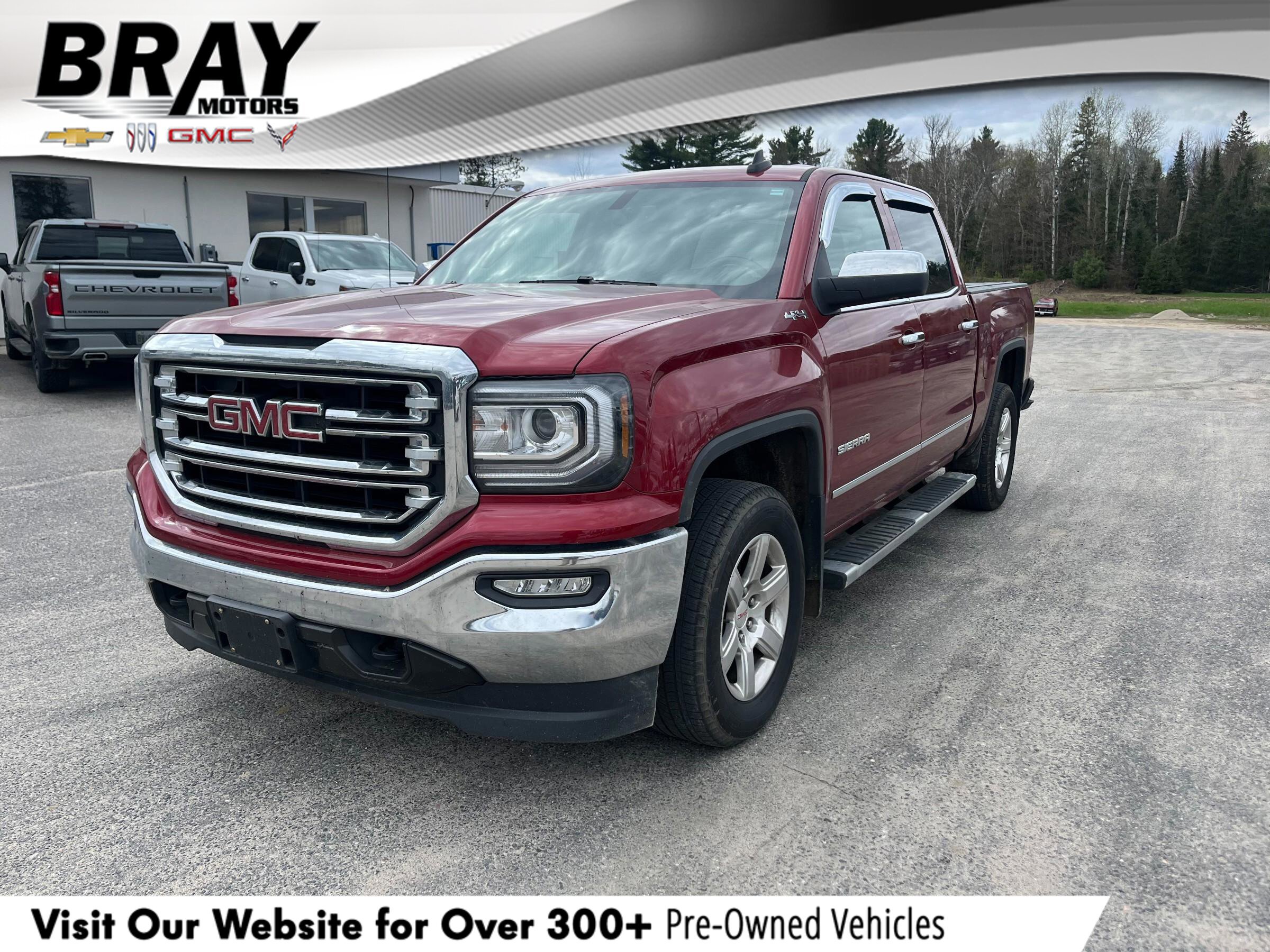 2018 GMC Sierra 1500 SLT CERTIFIED PREOWNED | 1-OWNER | CLEAN CARFAX