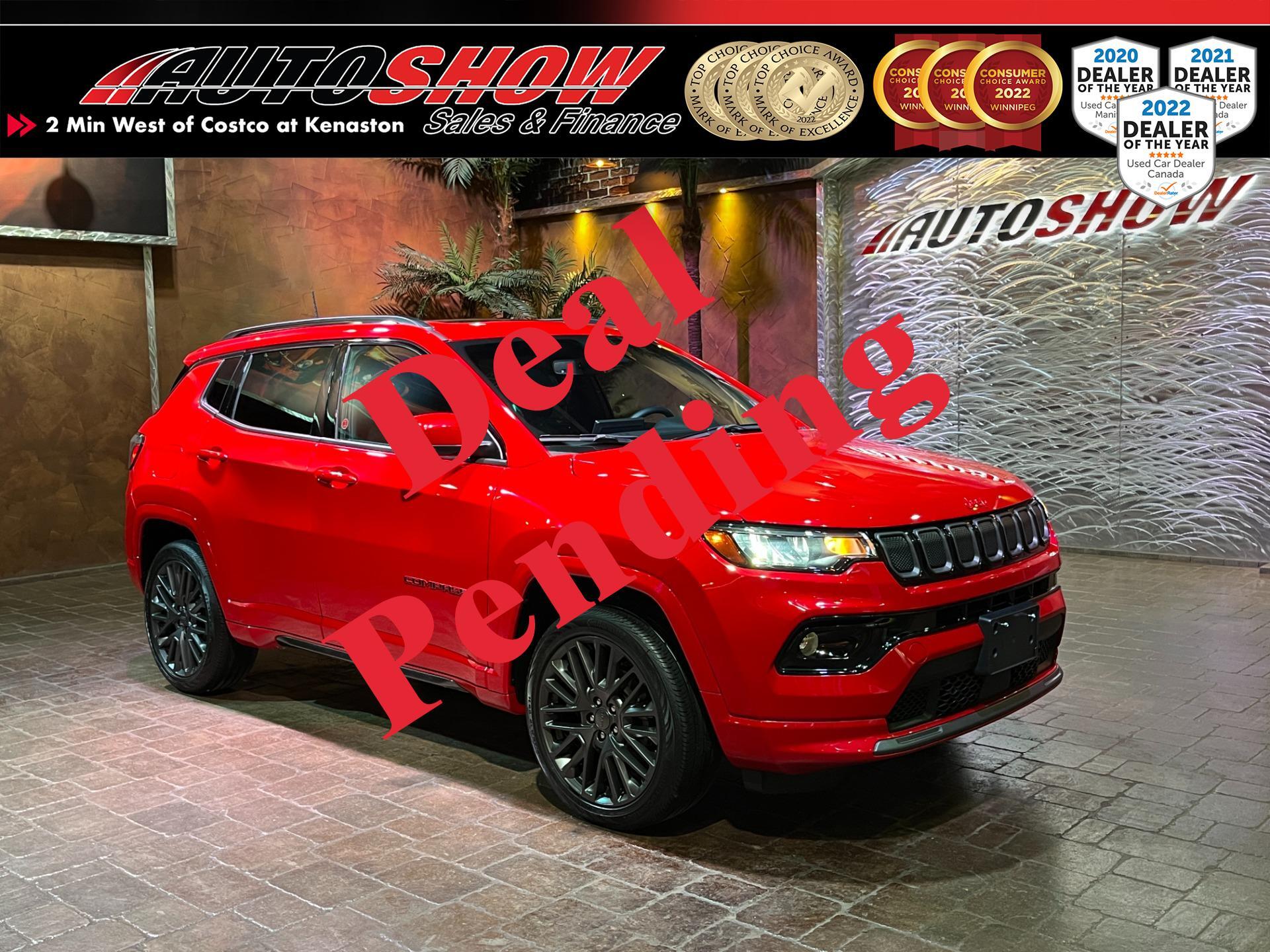 2022 Jeep Compass 4X4 Limited Red Edition! - Htd Lthr, Big Pano Roof