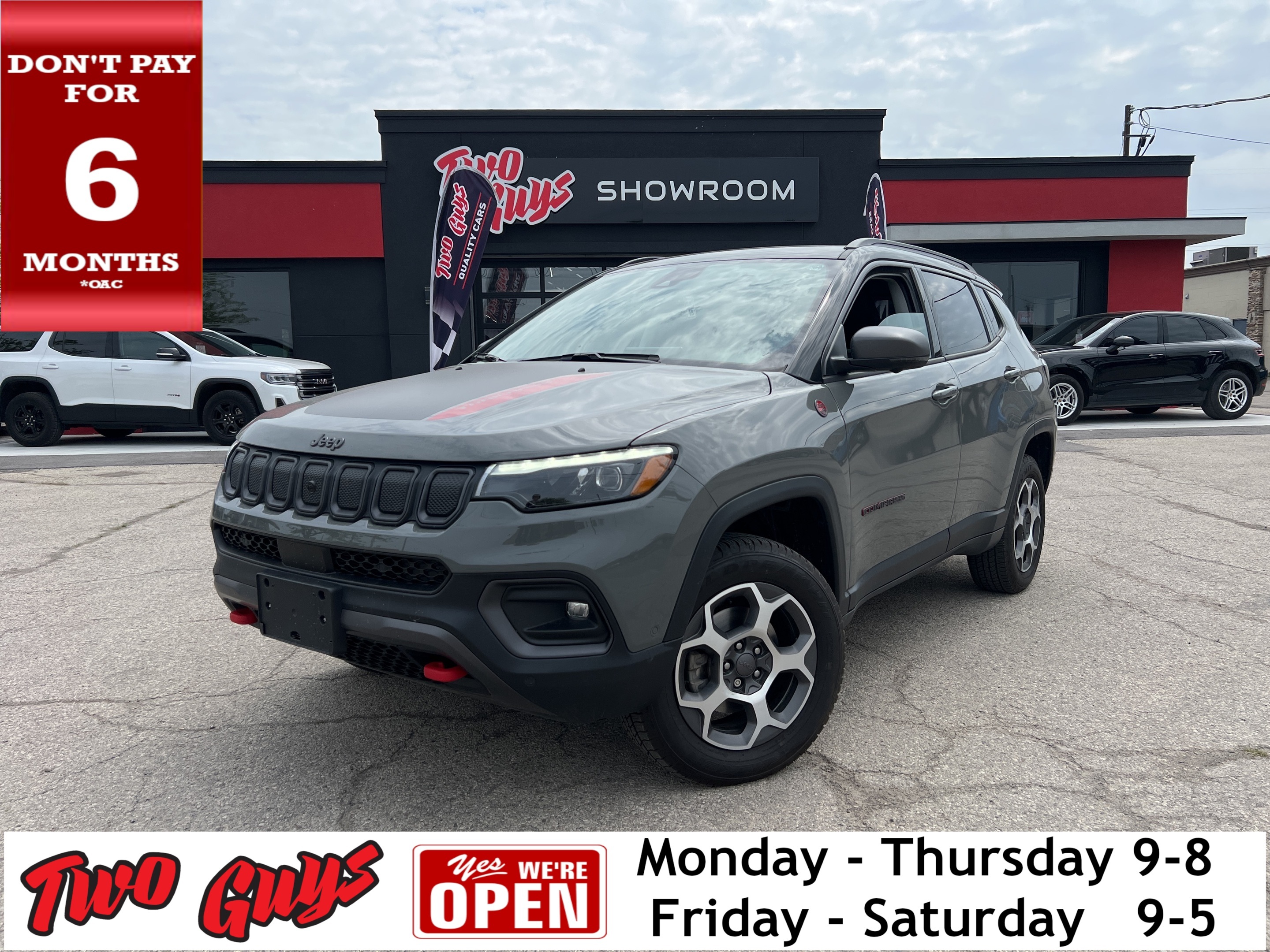 2022 Jeep Compass Trailhawk | Nav | Leather | 4X4 | Moonroof
