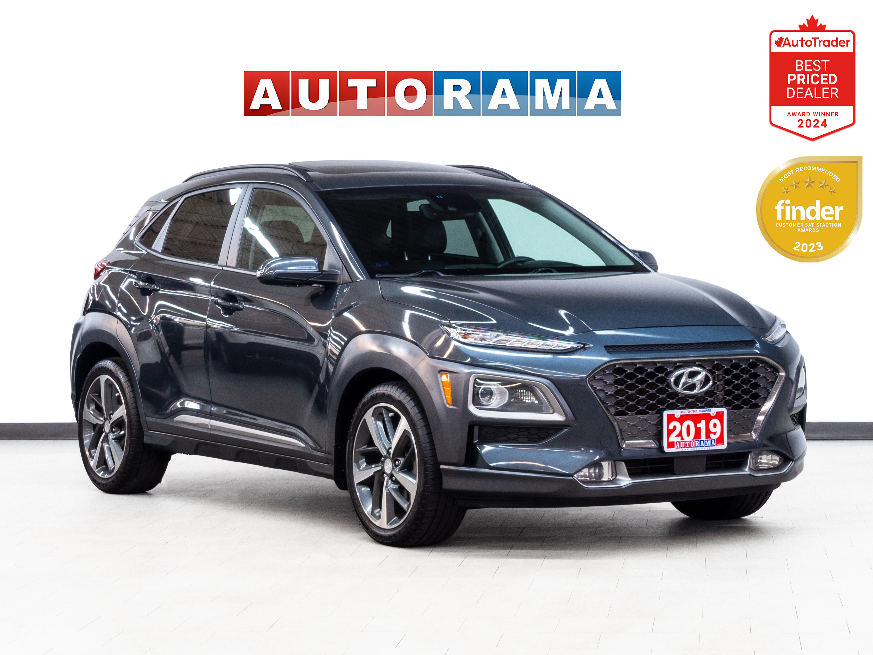 2019 Hyundai Kona ULTIMATE | AWD | Nav | Leather | Sunroof | CarPlay