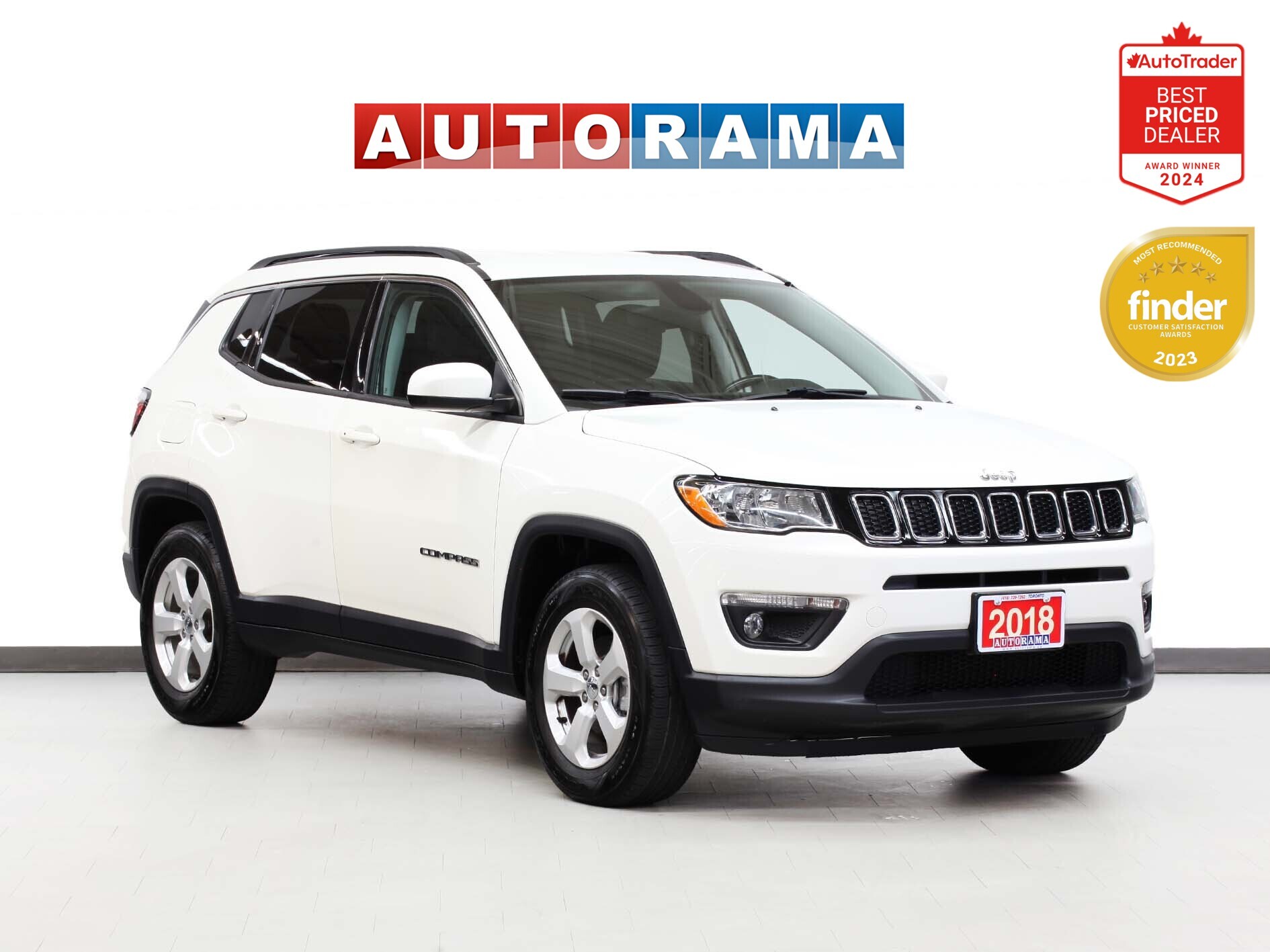 2018 Jeep Compass NORTH | 4x4 | Backup Cam | Bluetooth | PushStart