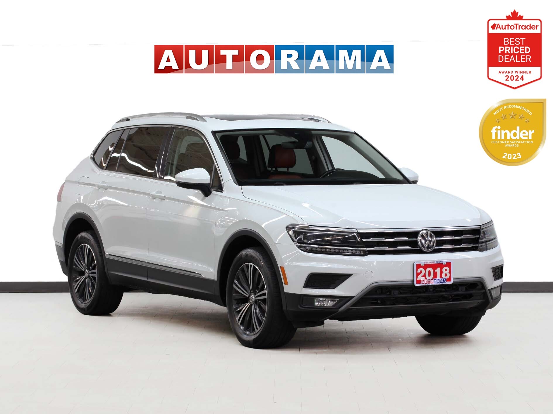 2018 Volkswagen Tiguan HIGHLINE | 4MOTION | Nav | Leather | Pano roof 