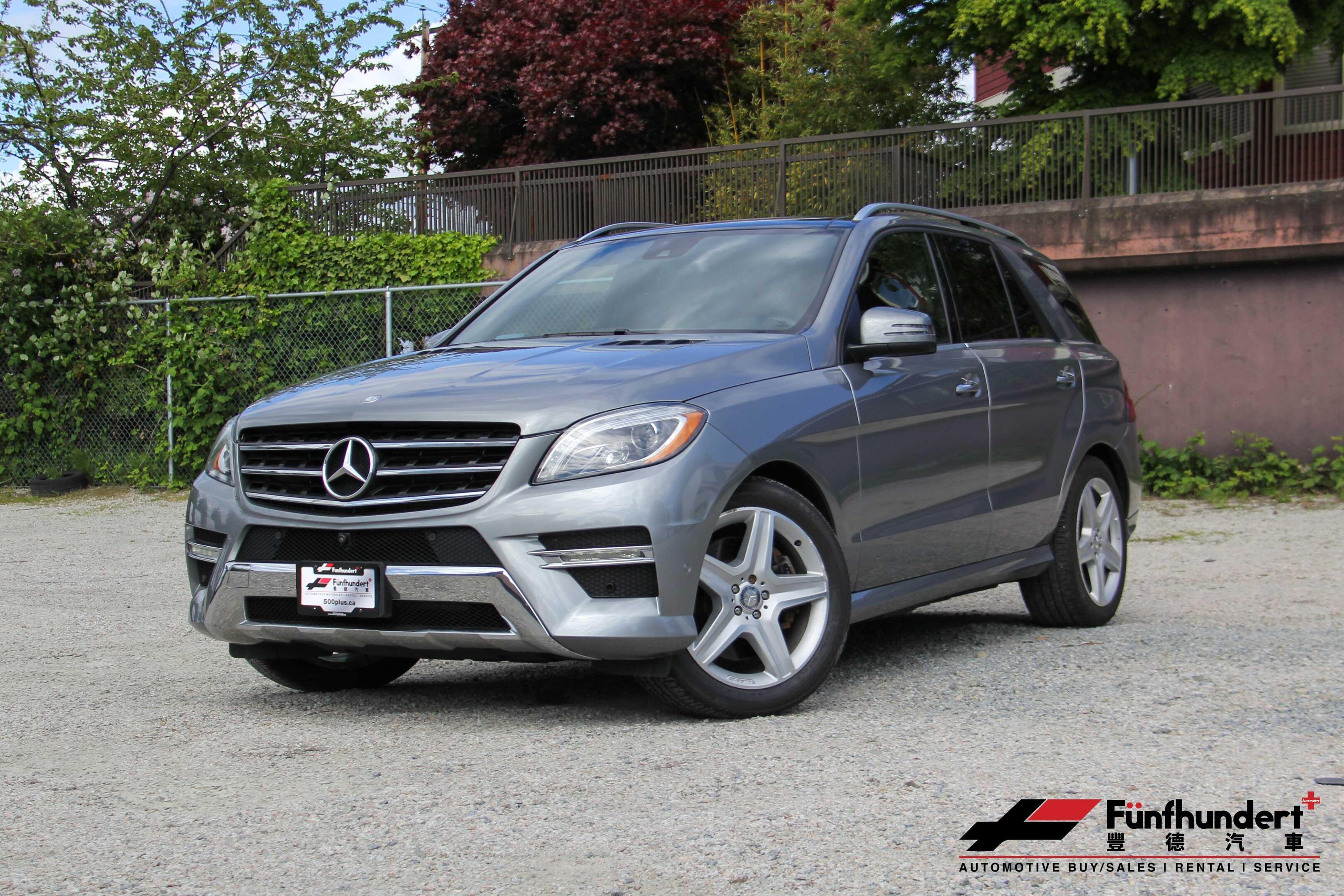 2014 Mercedes-Benz M-Class 4MATIC 4dr ML350/One Owner/No Accidents/70,148 Kms