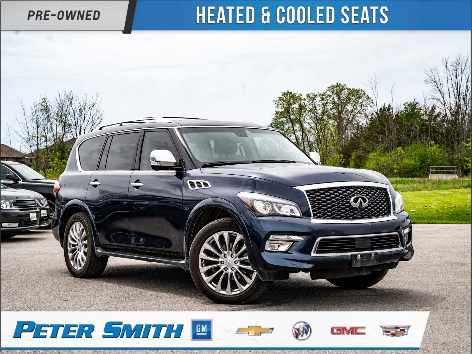 2015 Infiniti QX80 - Heated & Cooled Front Seats