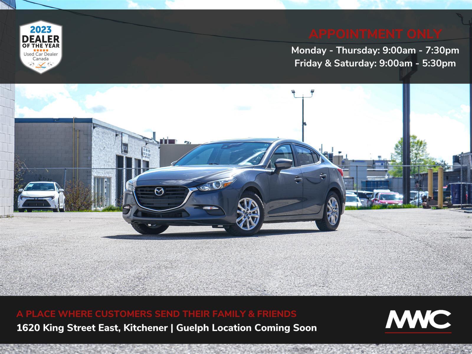 2017 Mazda Mazda3 GS | 17 IN GUELPH, BY APPT. ONLY