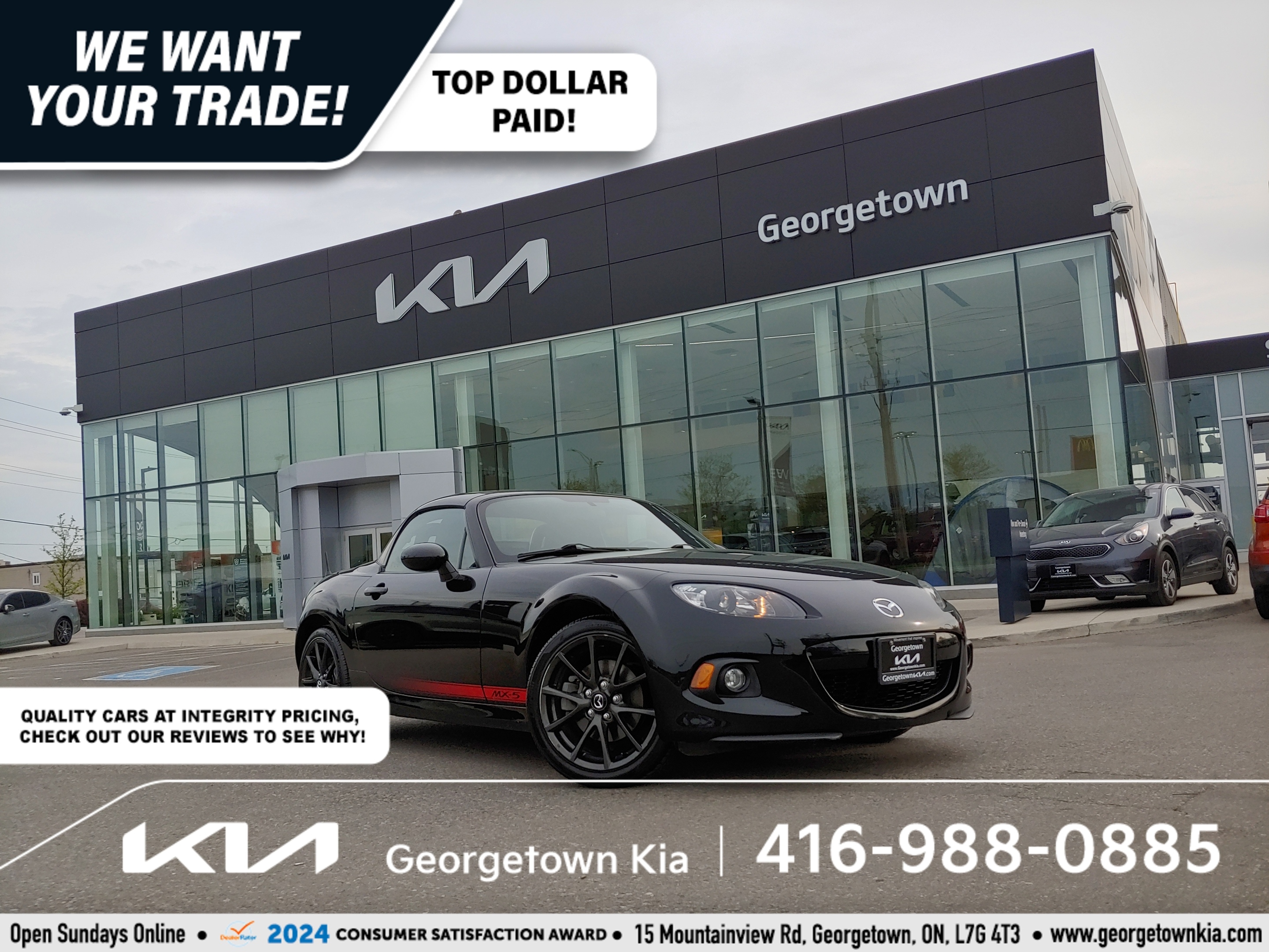 2013 Mazda MX-5 GS 2.0L RWD | CONVERTIBLE | ONLY 41K KM