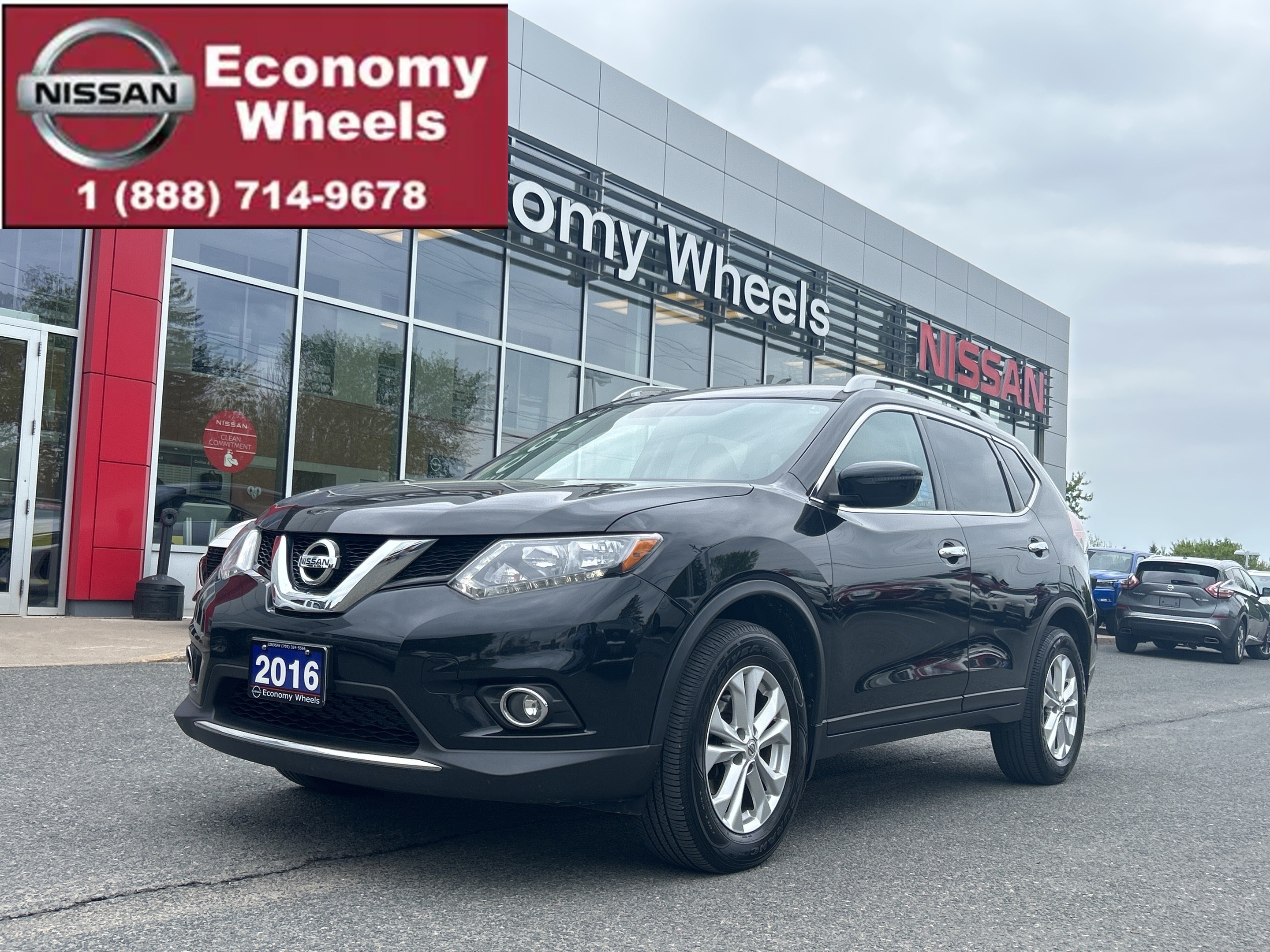 2016 Nissan Rogue SV AWD w/HtdSeats/PwrSeat/RearCam/Alloy/Bluetooth