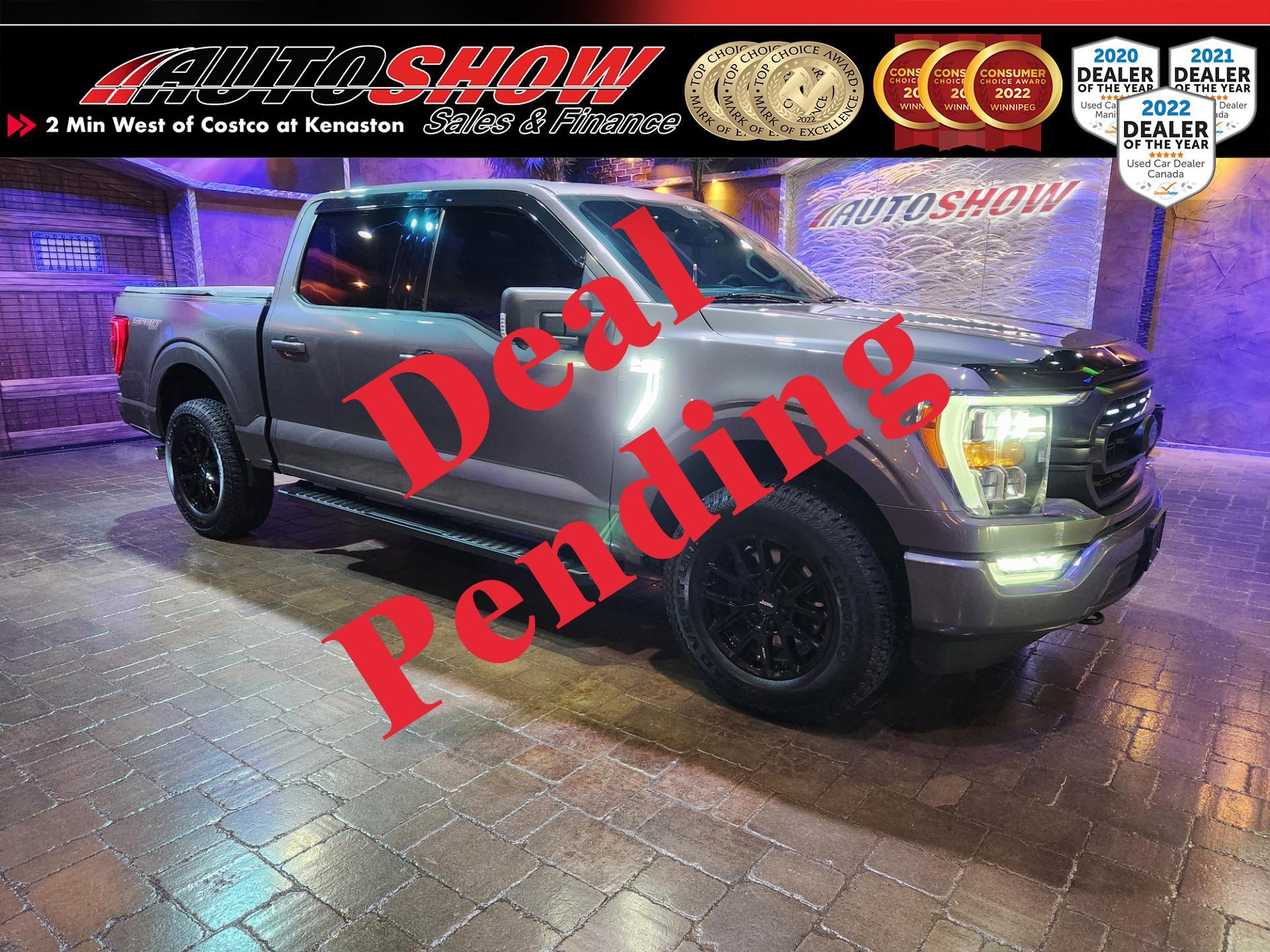 2021 Ford F-150 Sport - EcoBoost, 12-In Screen, Nav, Pano Roof!
