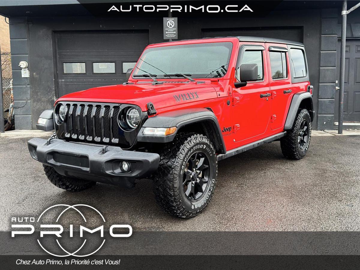 2020 Jeep Wrangler Unlimited Willys Edition Automatique 4X4 Toit V6