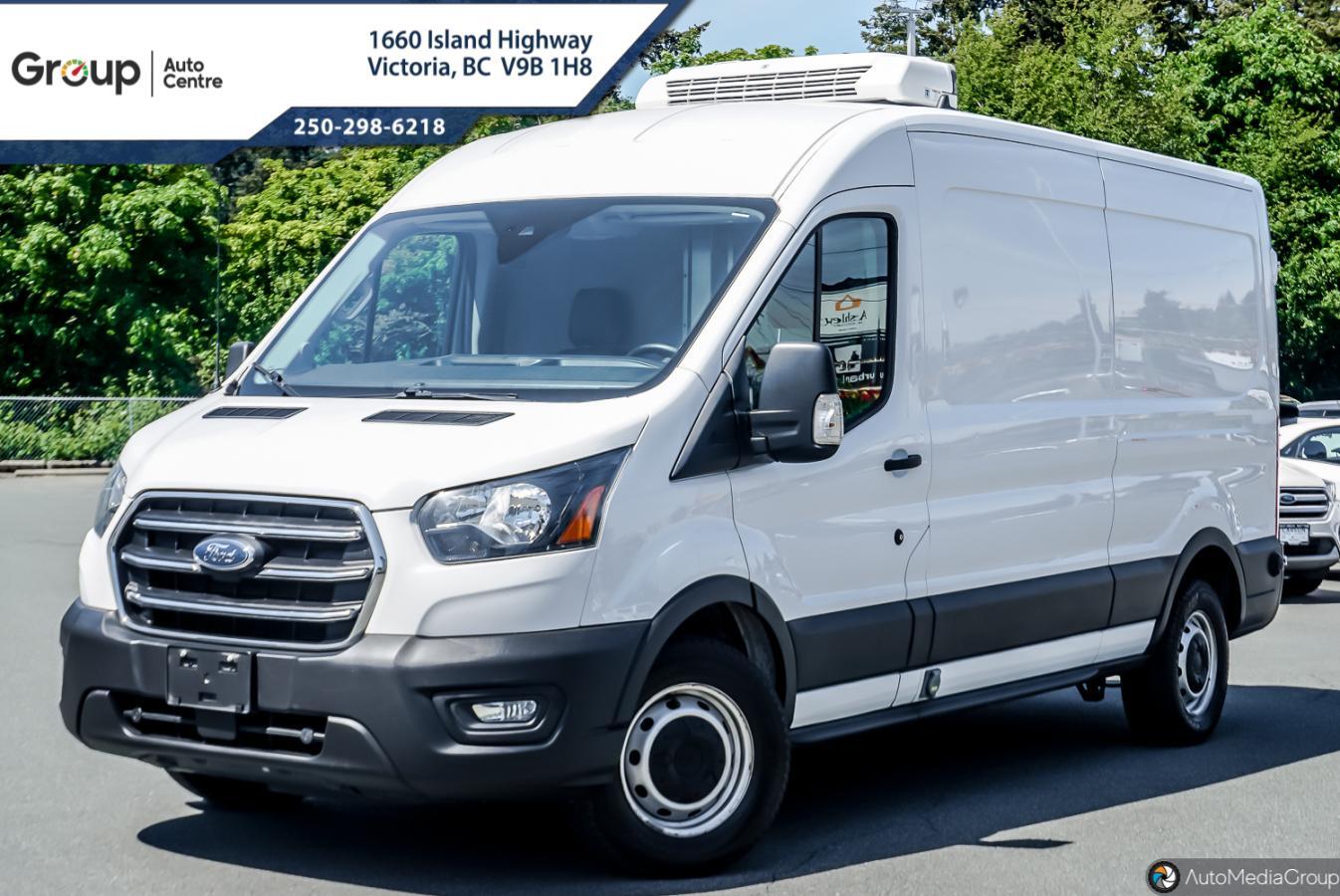 2020 Ford Transit Cargo Van Medium Roof | Rare Thermo King Reefer | Bluetooth 