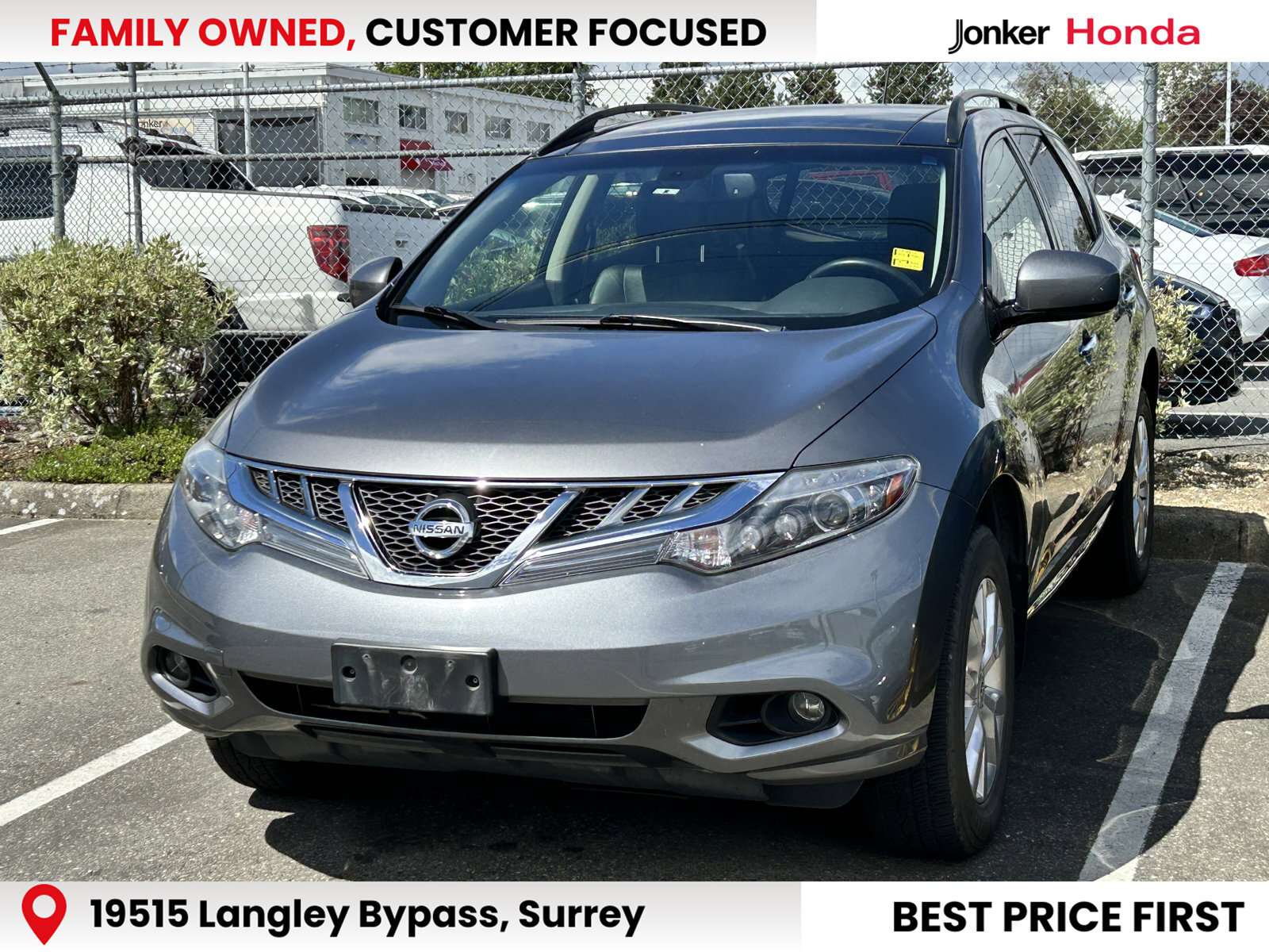2013 Nissan Murano SL LEATHER ROOF AWD AUTOMATIC LOW KM'S