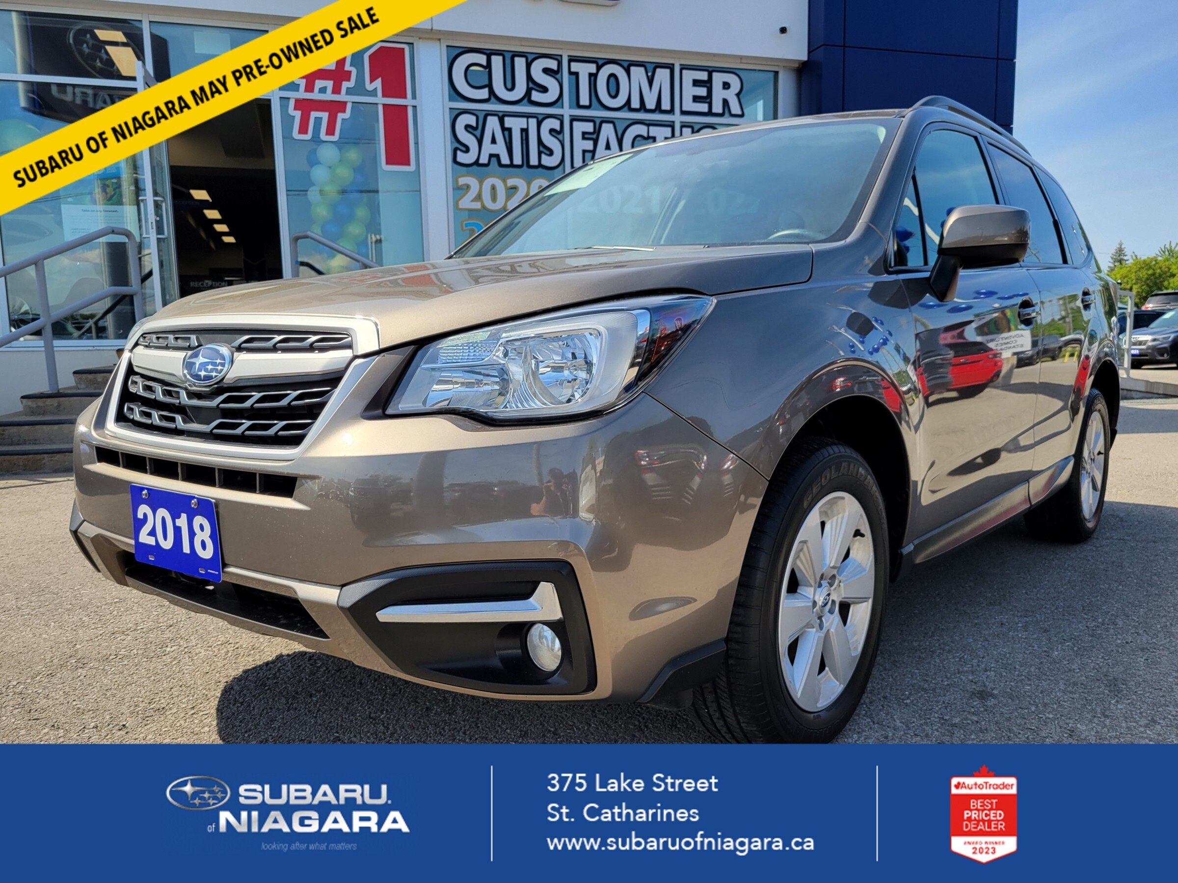 2018 Subaru Forester 2.5i Convenience 1 OWNER | LOW MILEAGE | WELL CARE