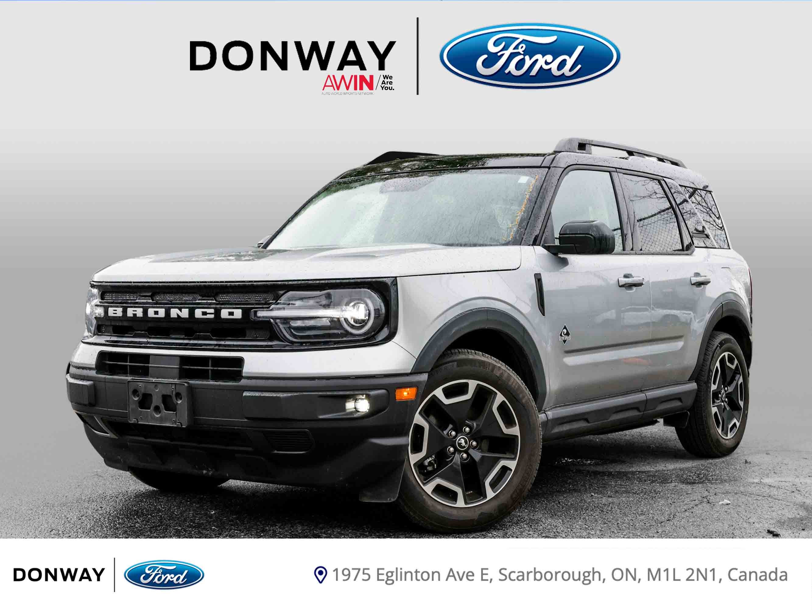 2022 Ford Bronco OUTERBANKS|AWD|TECHPKG|MOONROOF|TOWPKG|FORD360