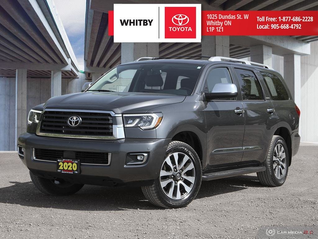 2020 Toyota Sequoia LIMITED 4WD / ONE OWNER / POWER MOONROOF / LEATHER