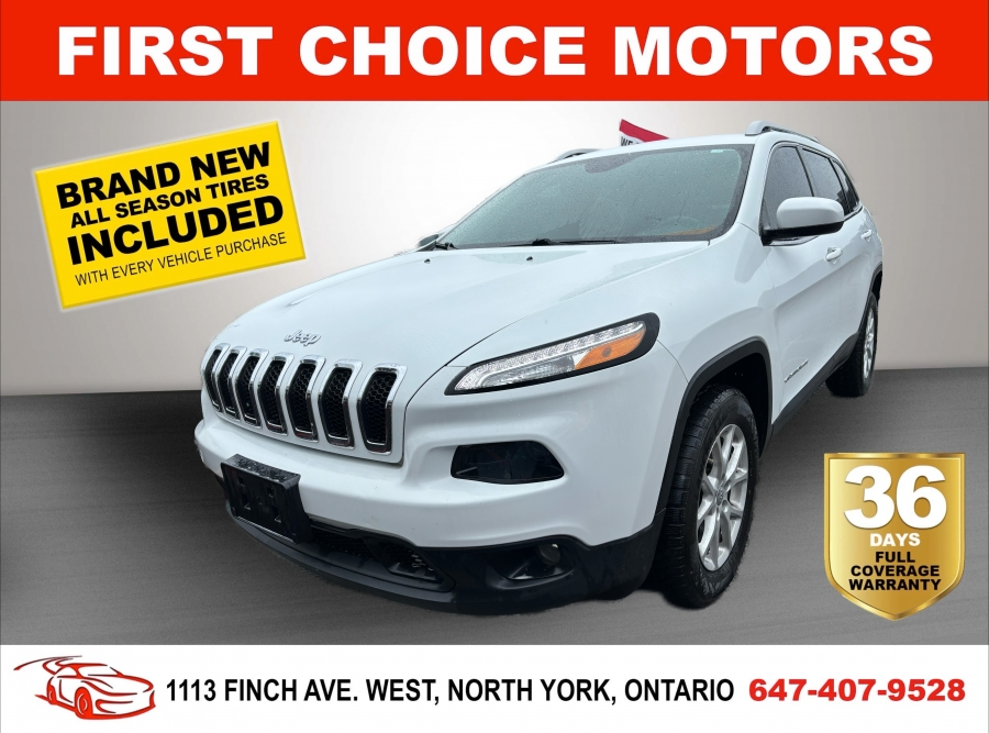 2014 Jeep Cherokee 4WD NORTH ~AUTOMATIC, FULLY CERTIFIED WITH WARRANT