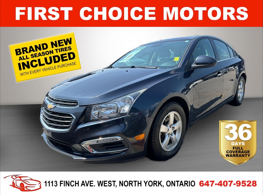2016 Chevrolet Cruze 2LT ~AUTOMATIC, FULYL CERTIFIED WITH WARRANTY!!!~