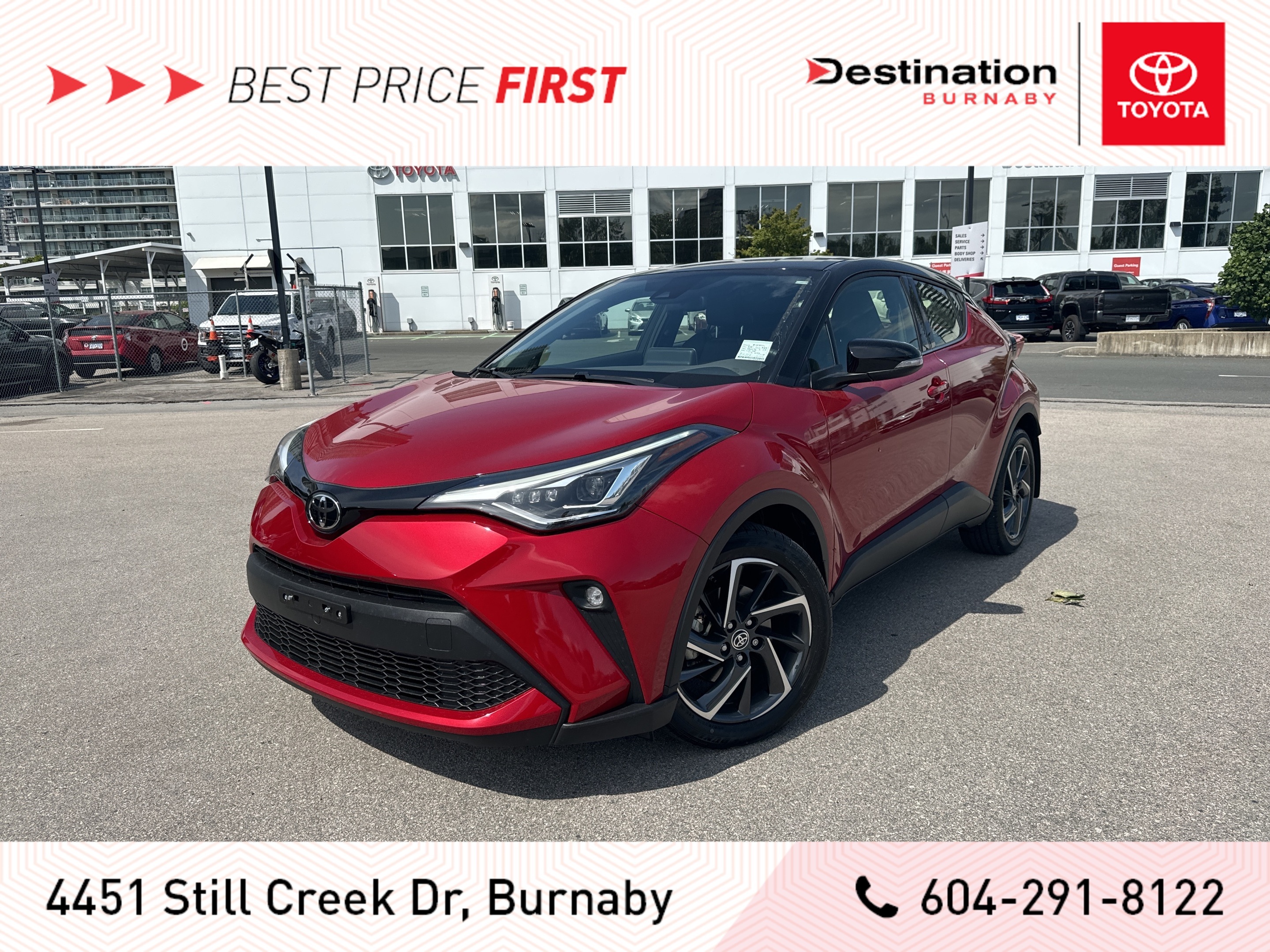 2021 Toyota C-HR Limited Trim! No Accidents! Toyota Certified!
