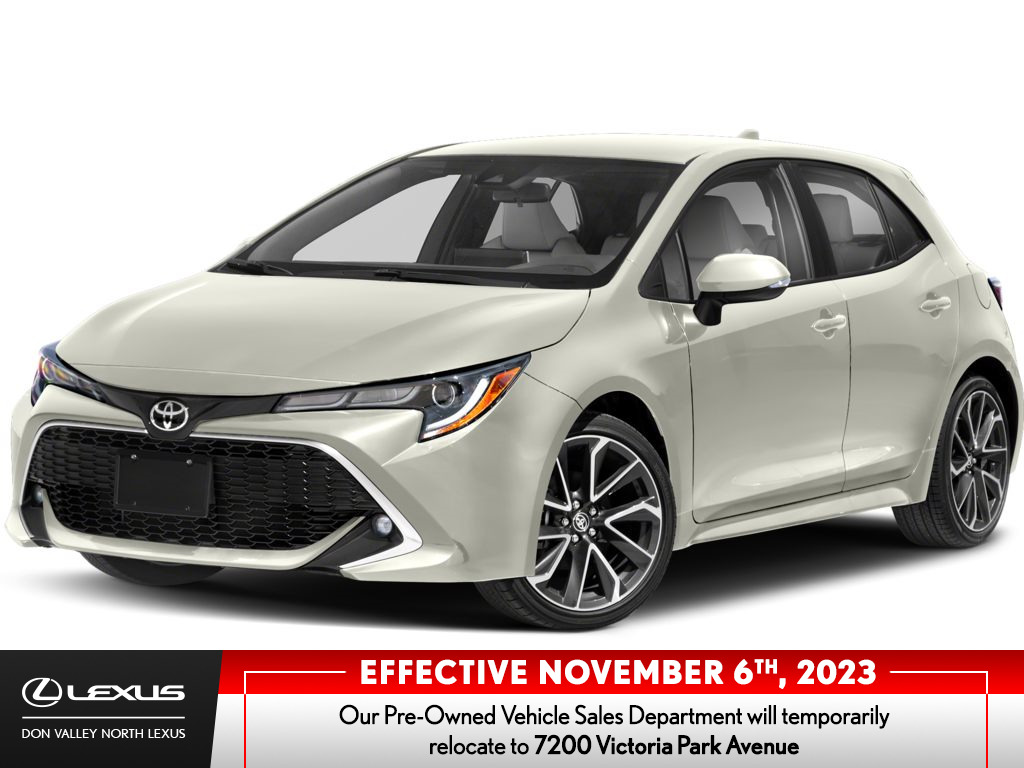 2019 Toyota Corolla Hatchback XSE Package-Navigation-Heated Front Seats